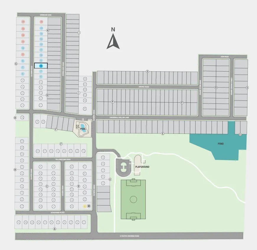 Parks at Foster Crossing Sitemap