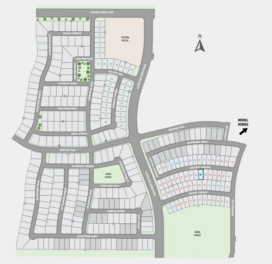 1501 Chestnut Gardens Sitemap