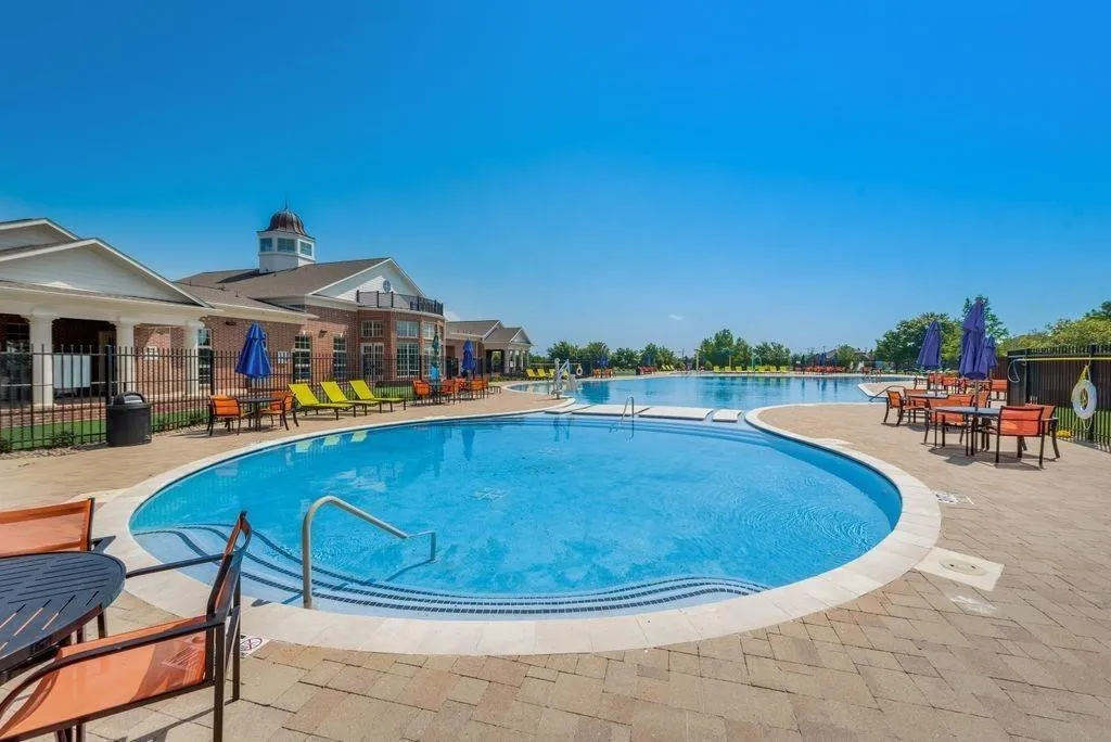 Community club house and pool