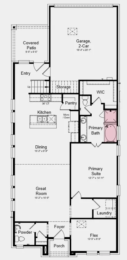 Additional Highlights Include: slide-in tub at primary bath, upgraded cabinetry and countertops, and outdoor gas drop.