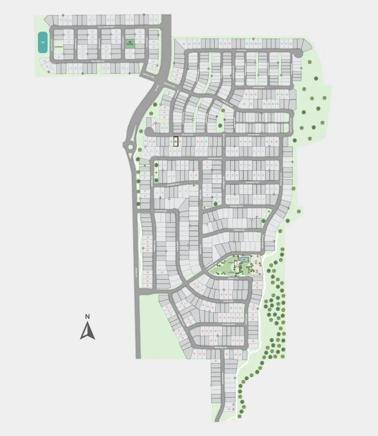 1605 Blue Sage Court Sitemap