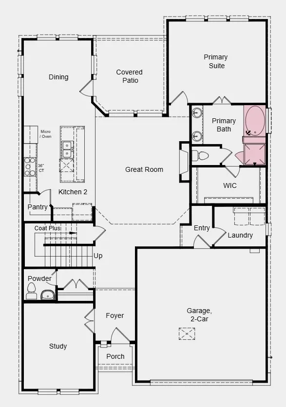 Additional Highlights include: Slide-in tub at primary bath, trash pull out cabinet, and upgraded front entry door.