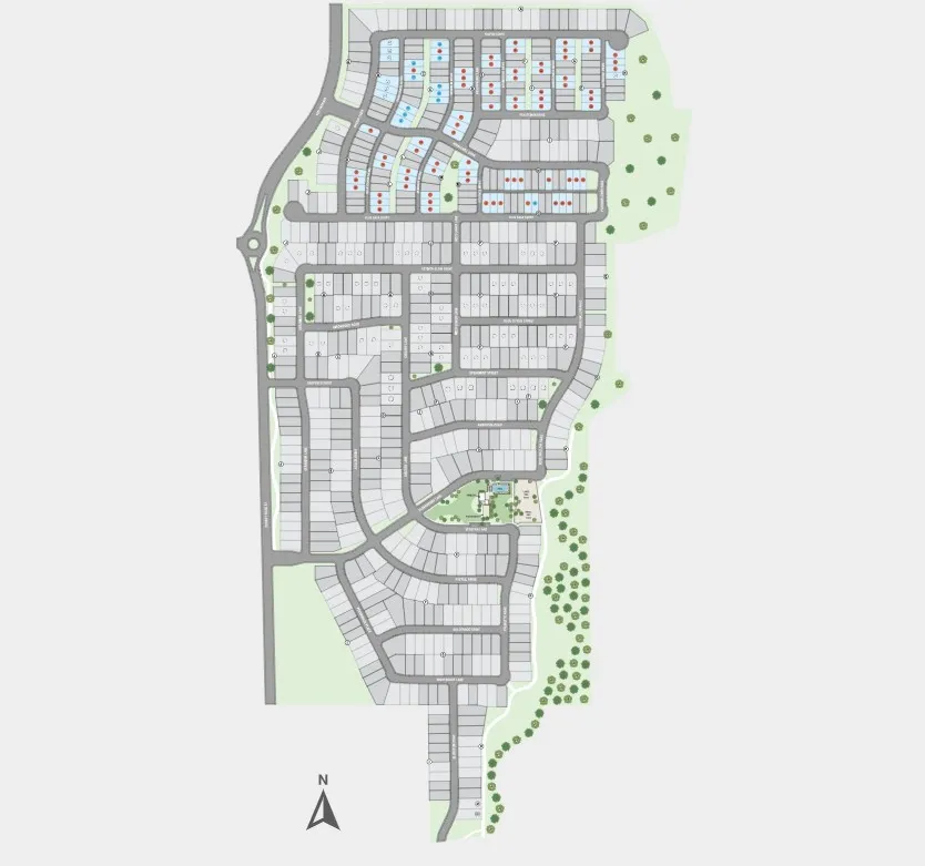 Cross Creek Meadows Site Map