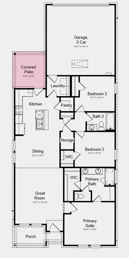 Additional Highlights Include: 5-lite Mahogany entry door with contemporary design, 8' door at entry, brick front porch, and pendant lights at island.