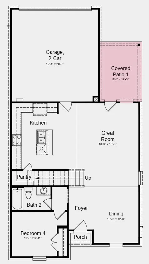 Additional Highlights include: GE laundry and refrigerator package, upgraded front entry door, and trash can pull out cabinet.
