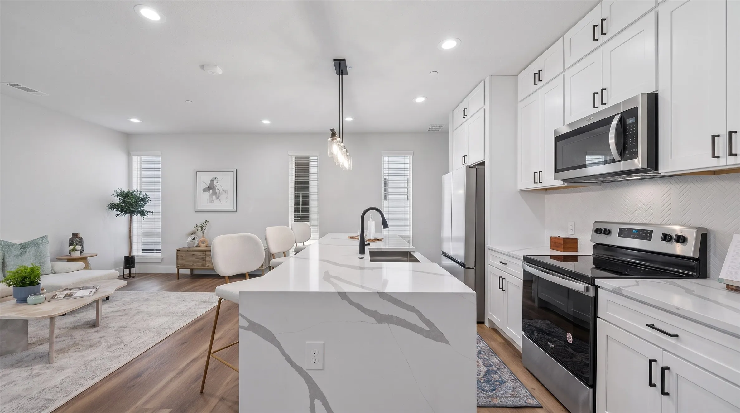 appliances virtually staged, appliances will be installed before move-in