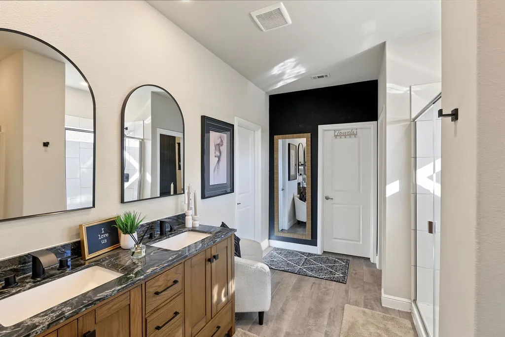 Upgraded vanity