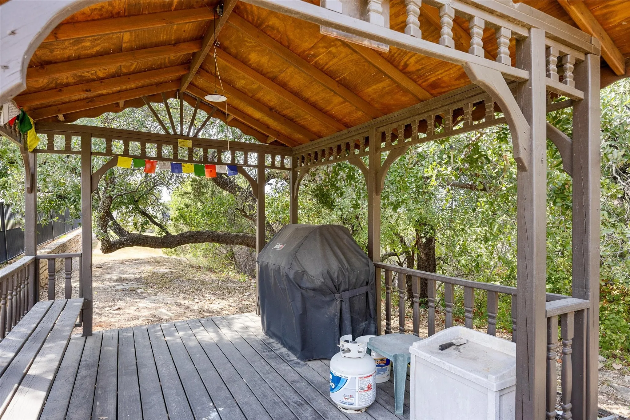 Cook outs and games off the back patio and lawn.