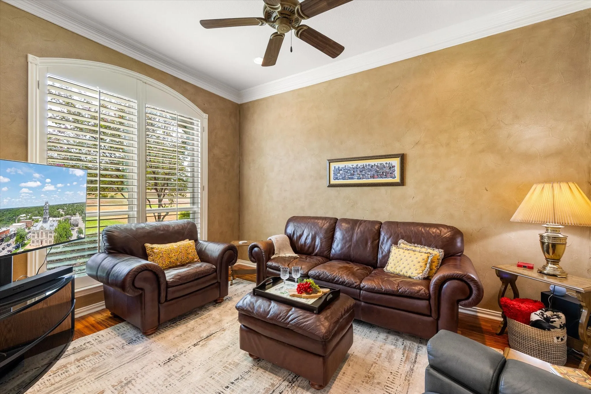 Large office or cozy room for 2nd living area.  Pocket Doors