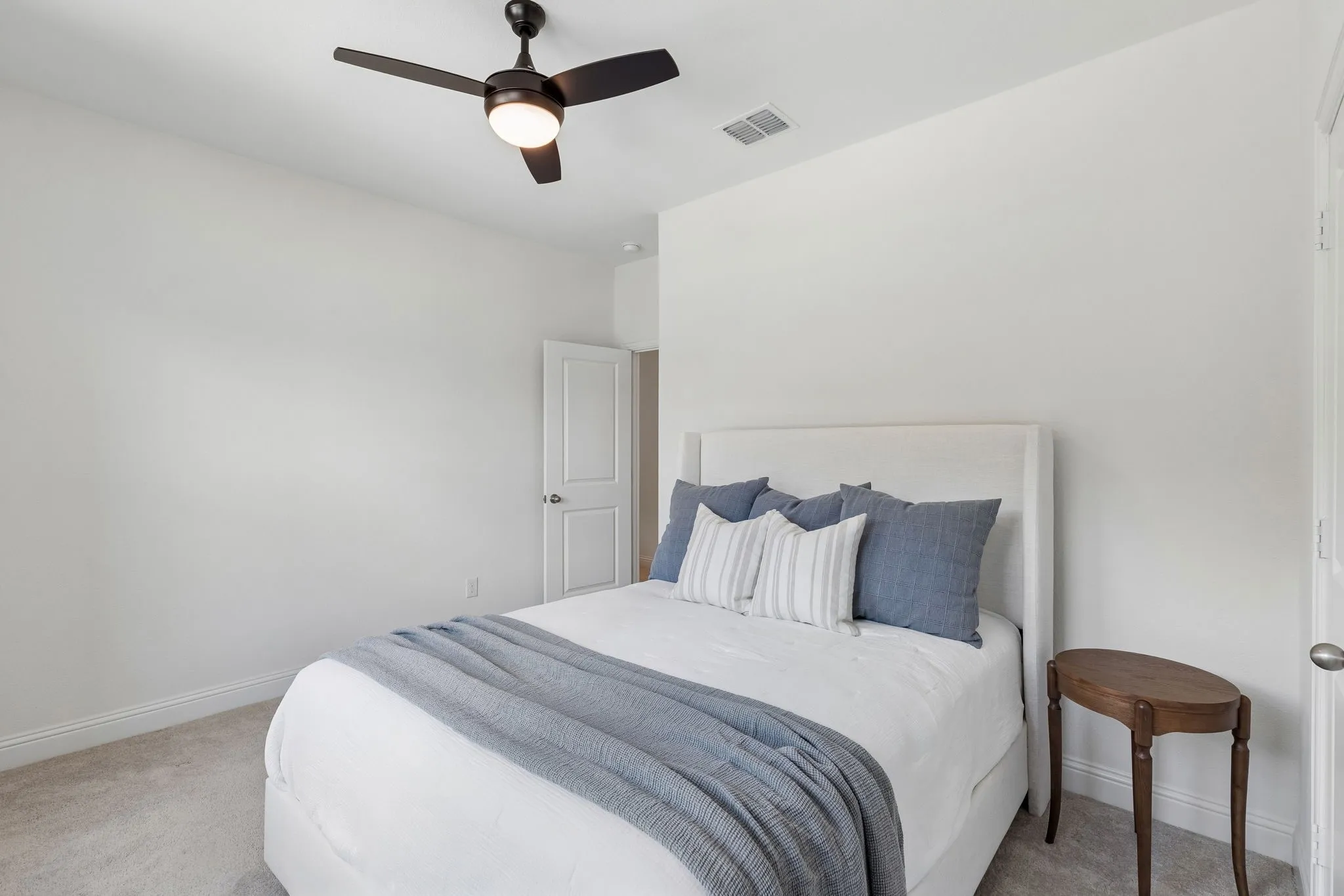 Another view of the upstairs secondary bedroom.
