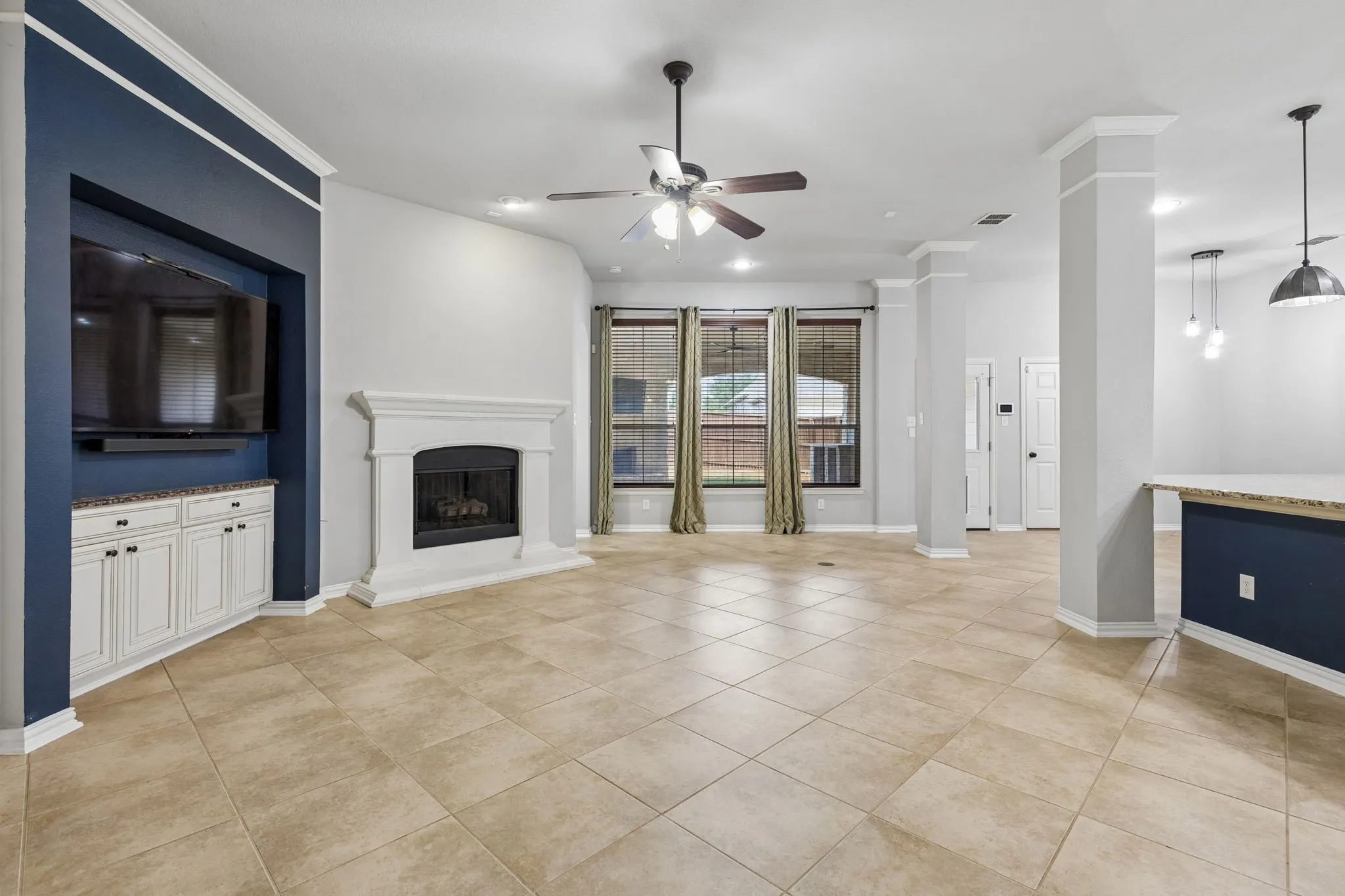 Open concept living room