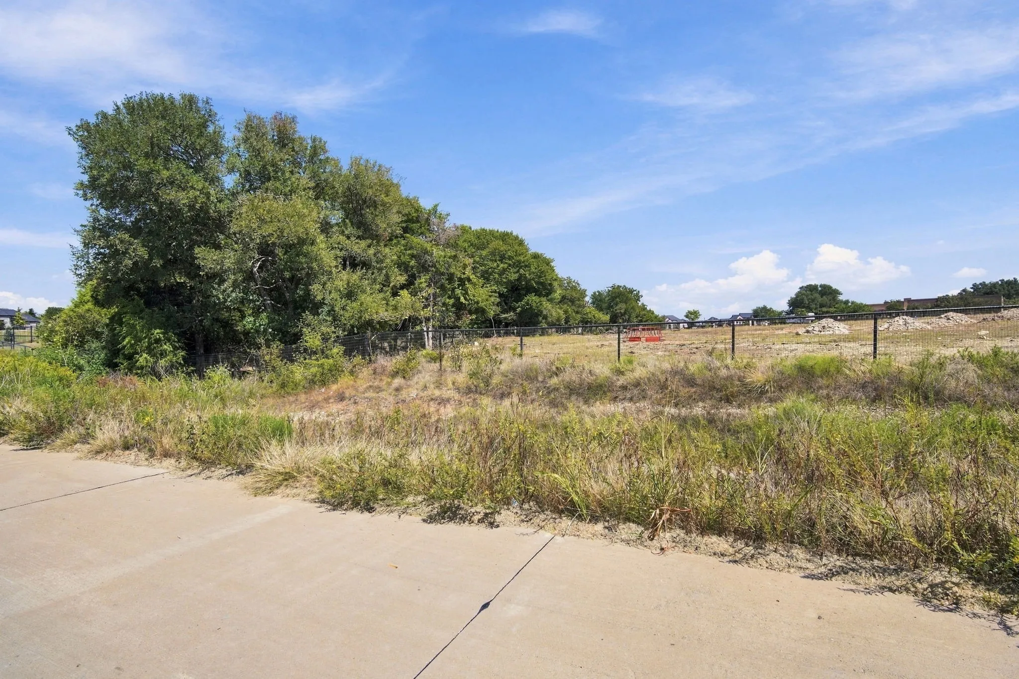 Street view from Val Verde Ln onto Lot 24.