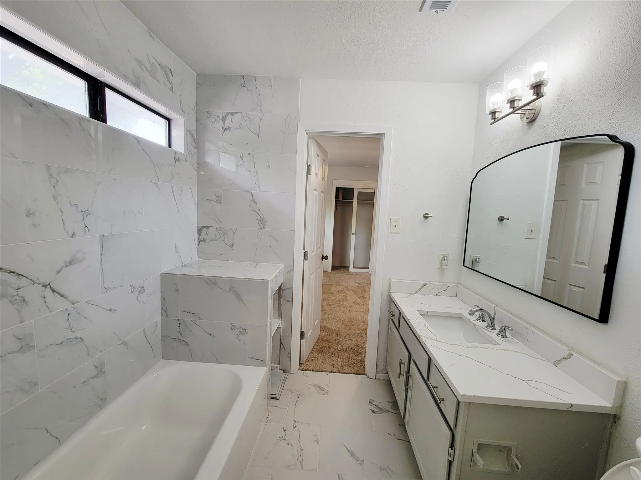 Jack and Joe shower upstairs