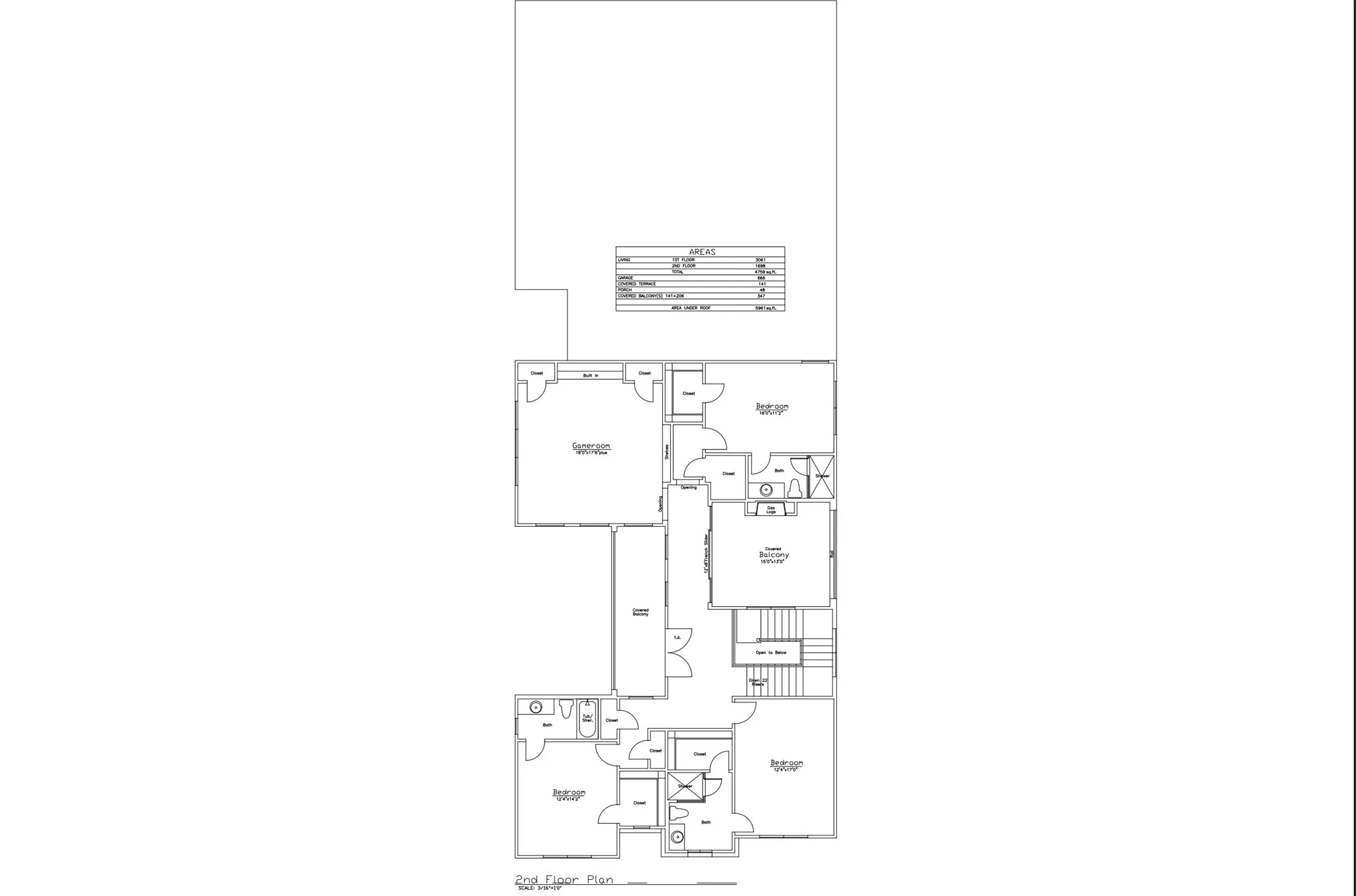 Floor plan - 2nd Floor