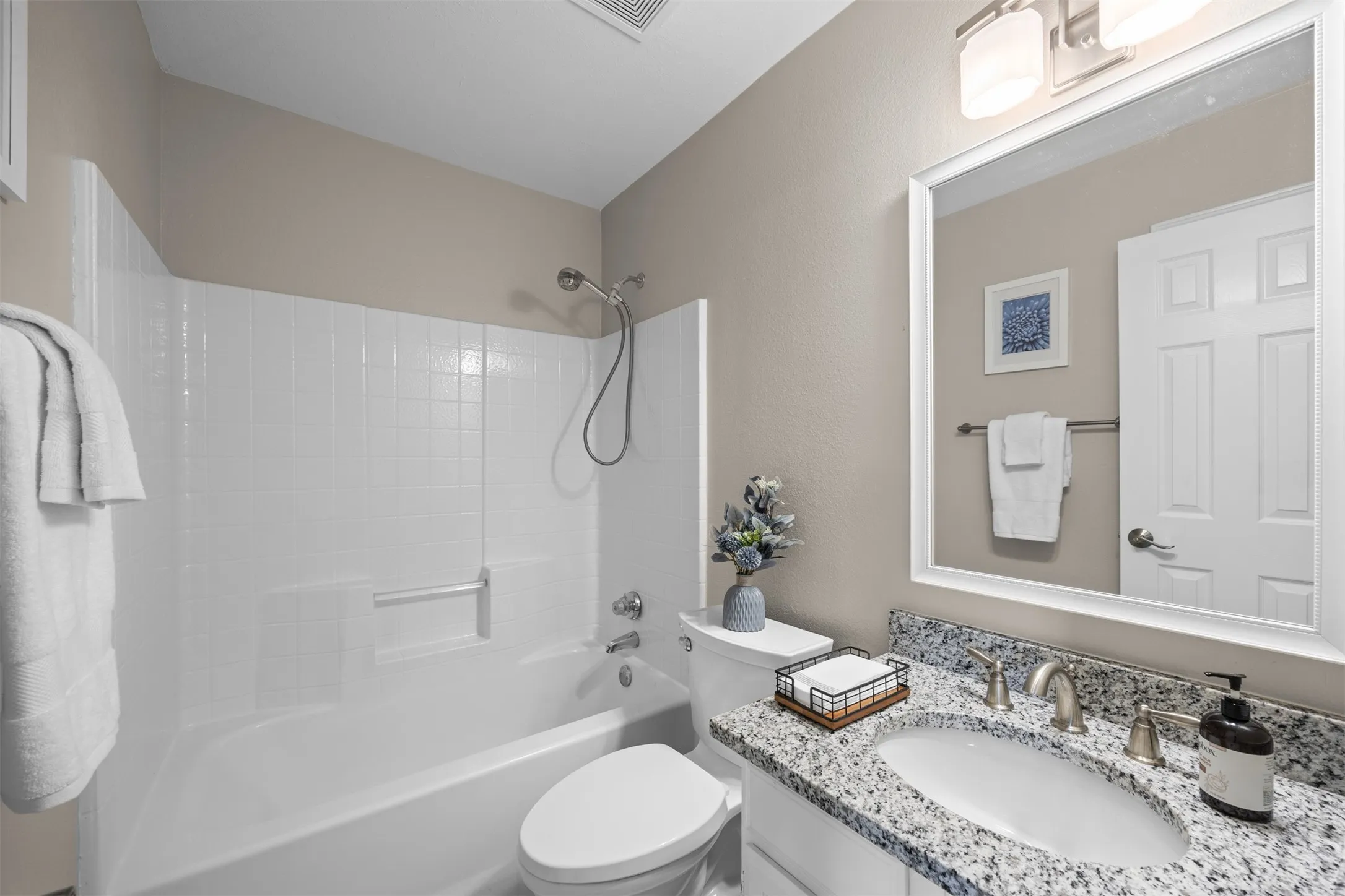 Secondary updated bathroom.