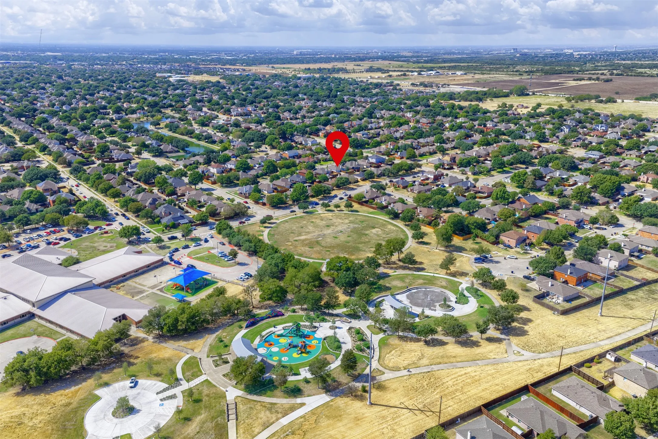 Enjoy access to the Preston Lakes community pool and neighborhood amenities.