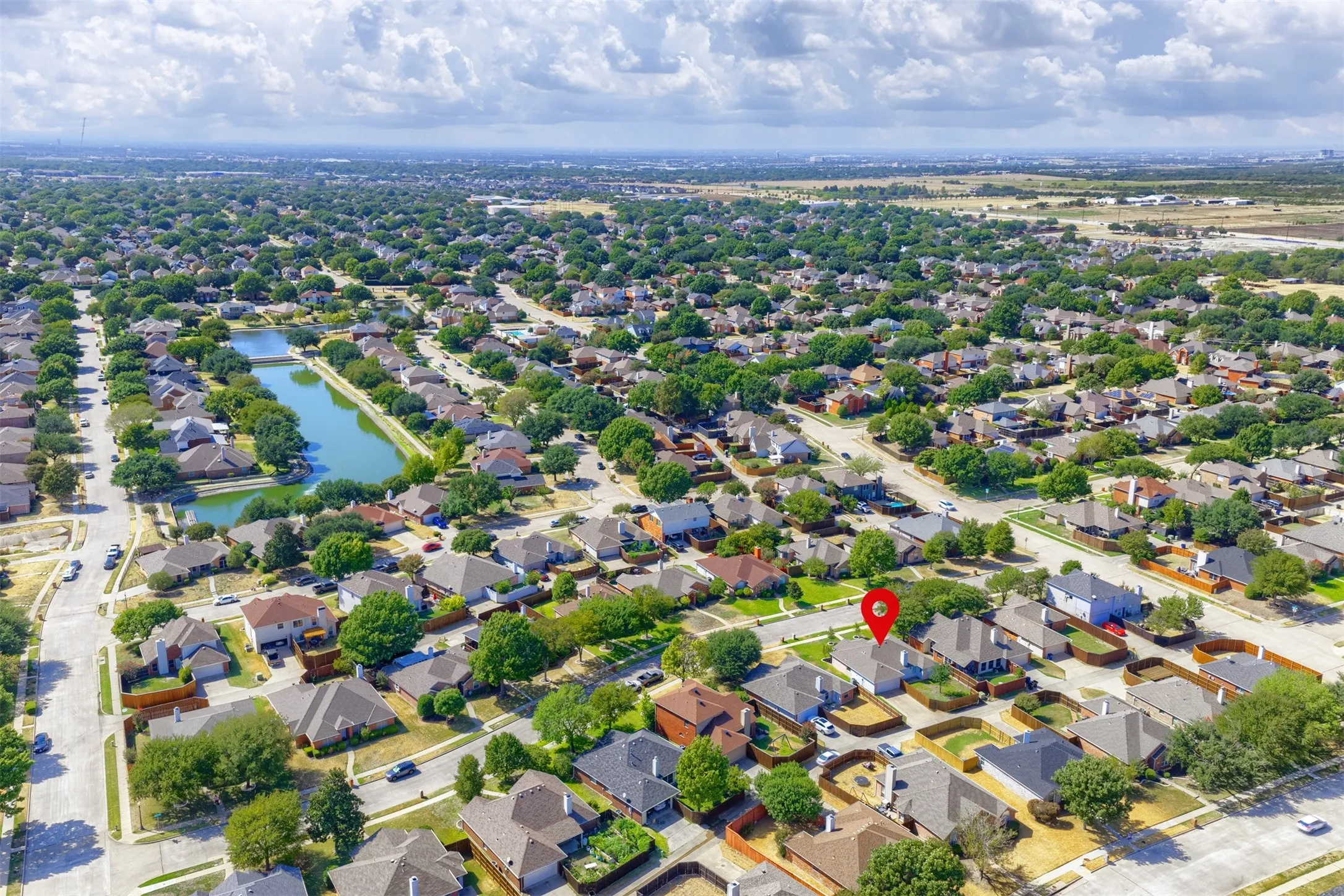 Enjoy access to the Preston Lakes community pool and neighborhood amenities.