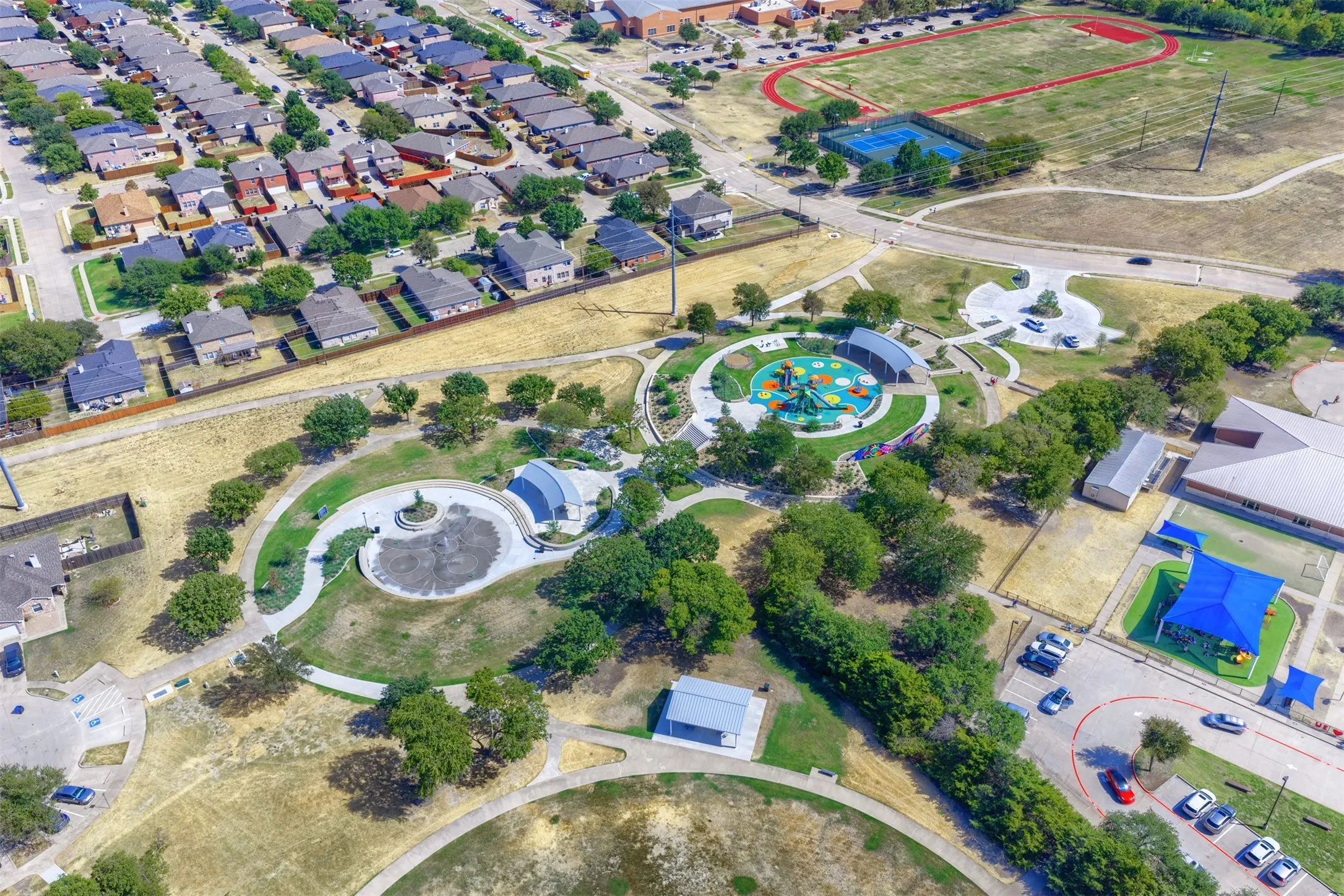 Enjoy access to the Preston Lakes community pool and neighborhood amenities.