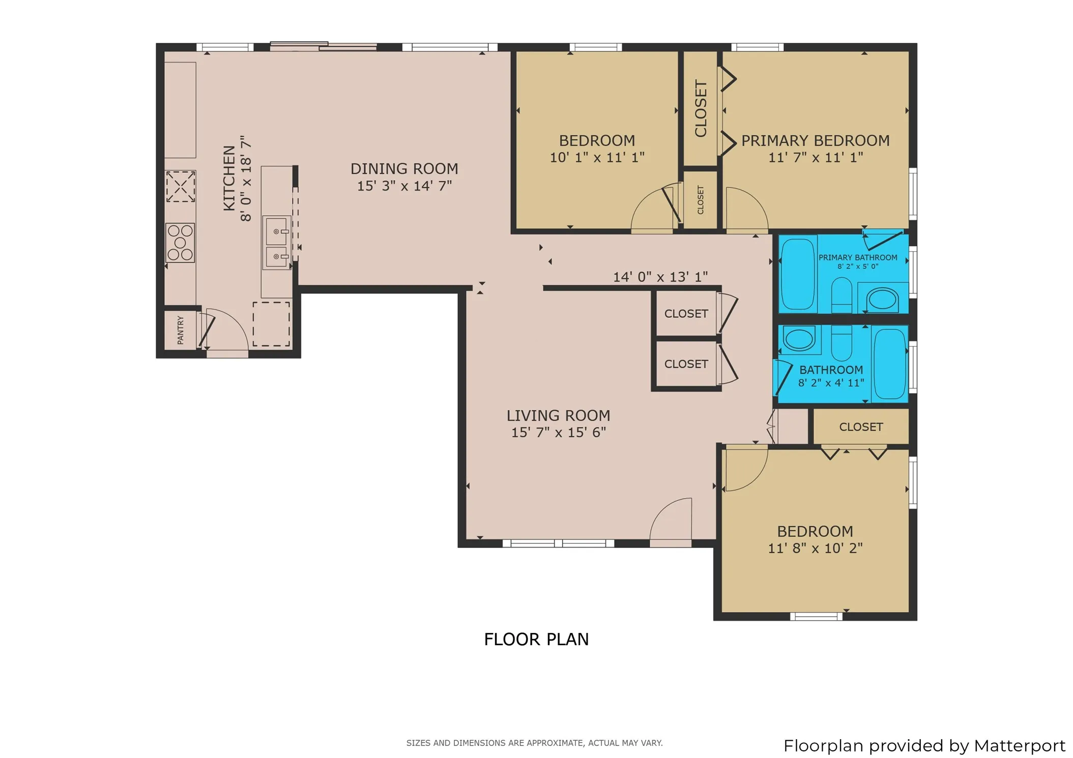 Wonderful use of space in the main home. Fully remodeled 2024