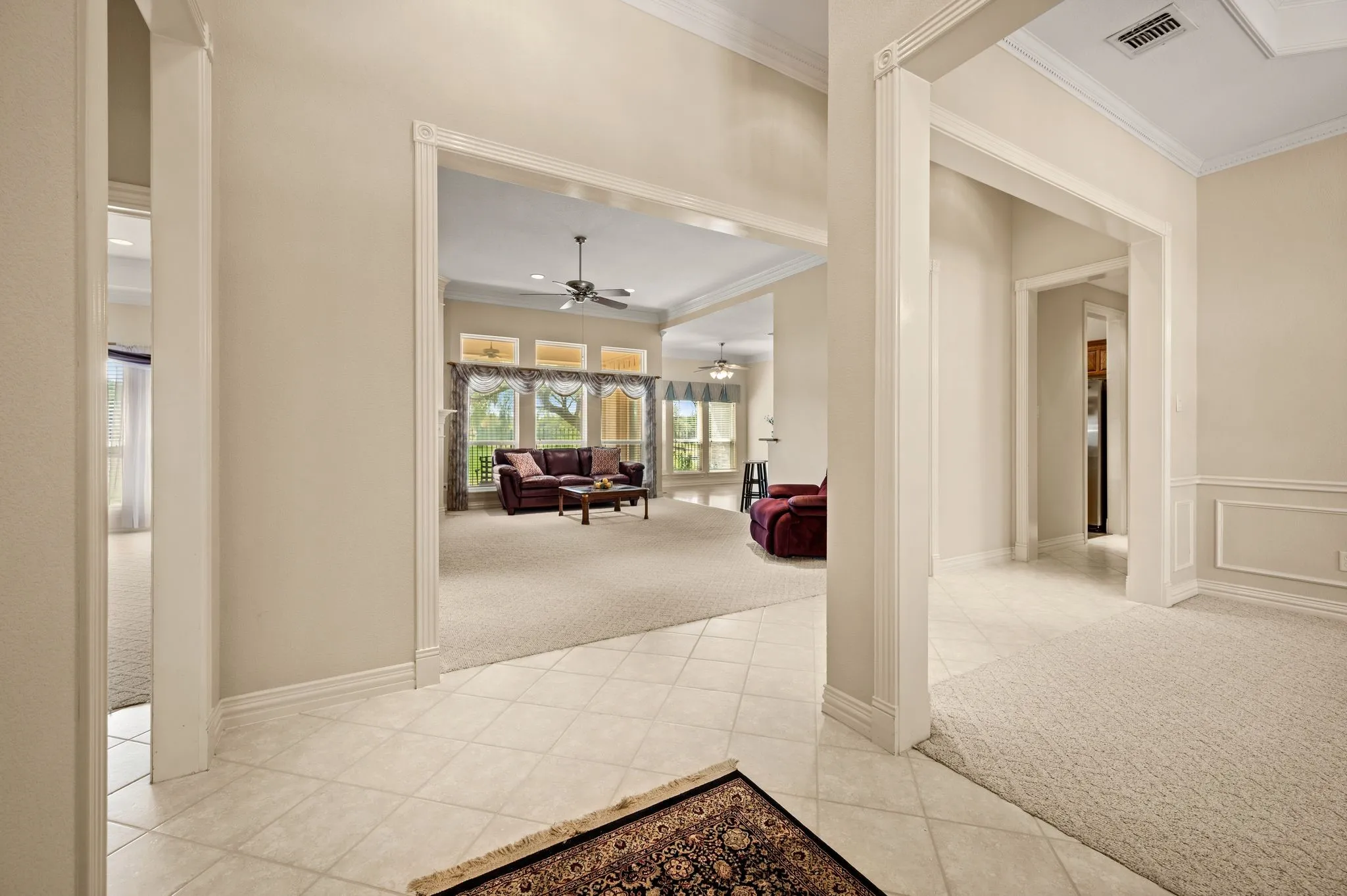Expansive Hallways for open concept living