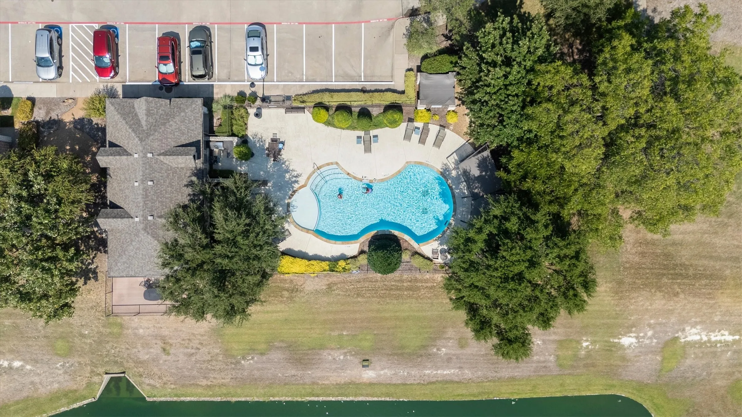 community pool and fitness center/community room