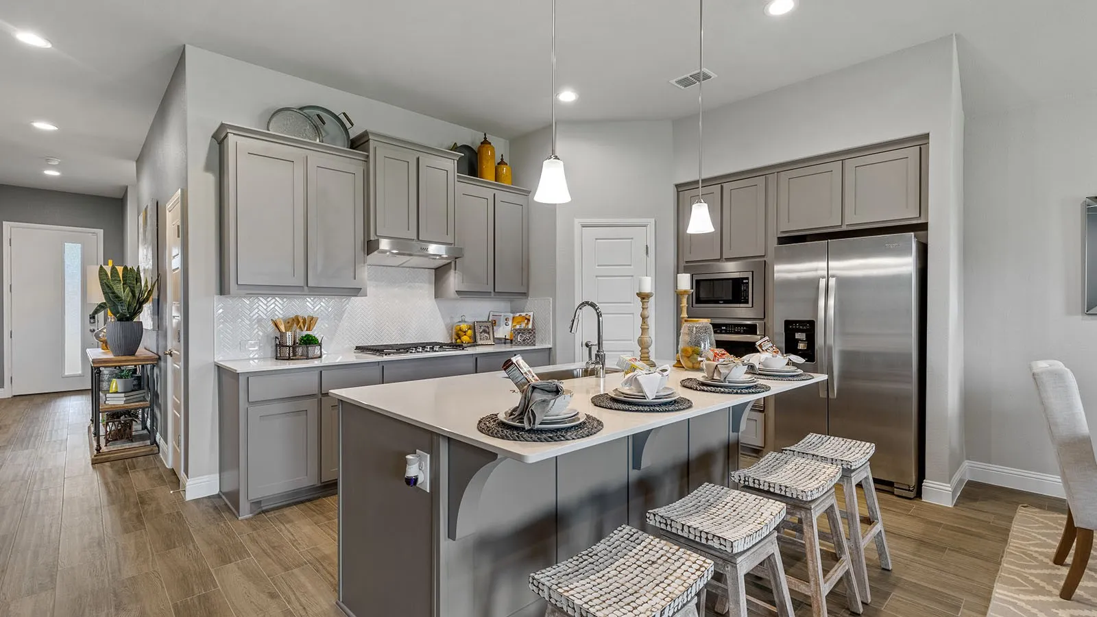 Kitchen - All Home and community information, including pricing, included features, terms, availability and amenities, are subject to change at any time without notice or obligation. All Drawings, pictures, photographs, video, square footages, floor plans, elevations, features, colors and sizes are approximate for illustration purposes only and will vary from the homes as built.