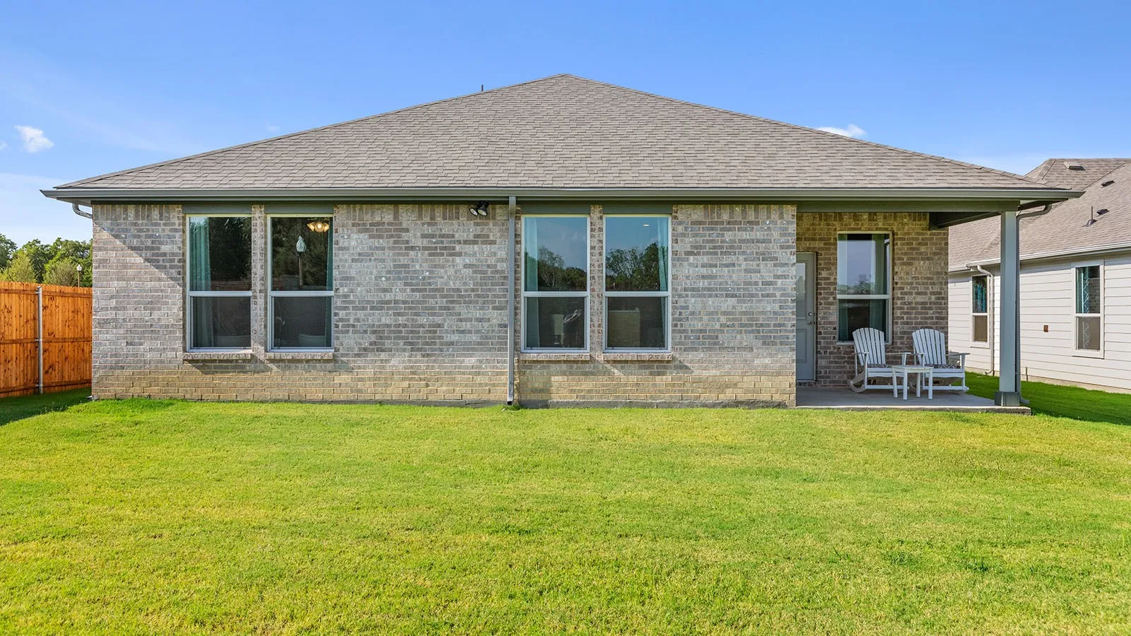 Rear Elevation - All Home and community information, including pricing, included features, terms, availability and amenities, are subject to change at any time without notice or obligation. All Drawings, pictures, photographs, video, square footages, floor plans, elevations, features, colors and sizes are approximate for illustration purposes only and will vary from the homes as built.