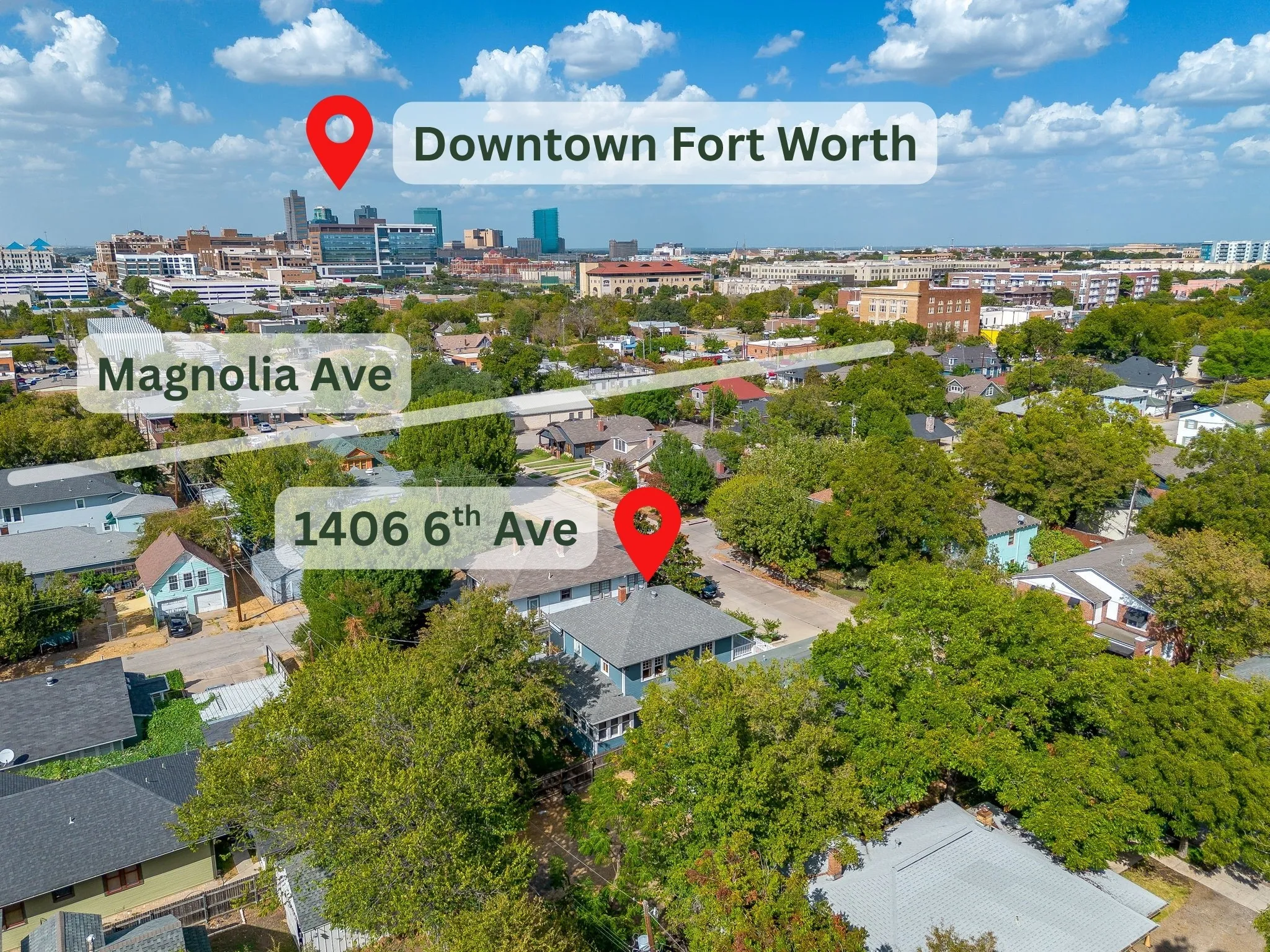 Convenient to Downtown Fort Worth