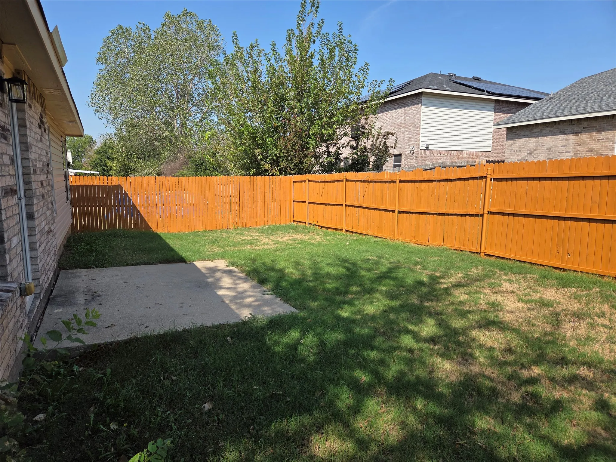 Freshly Painted Fence