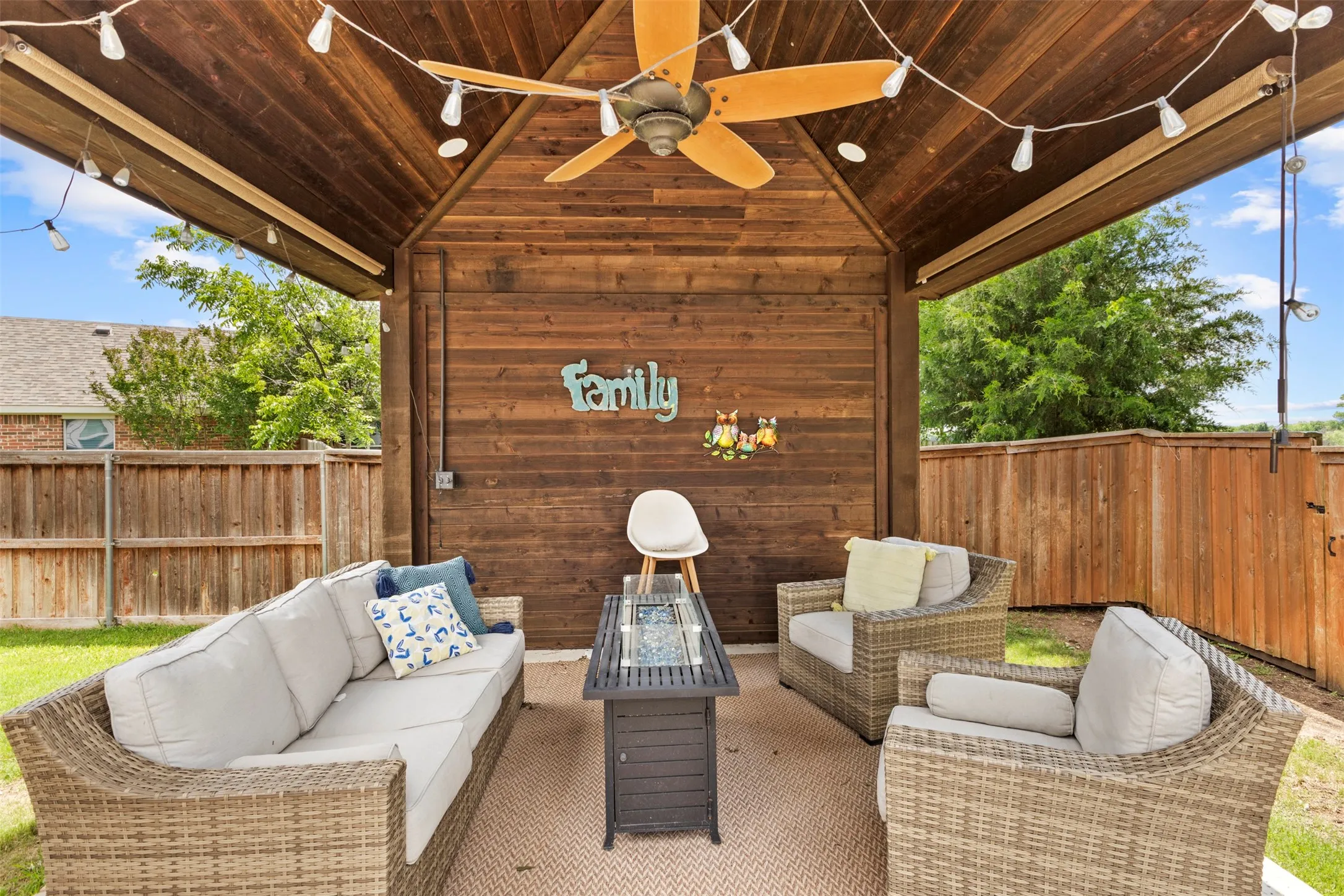 Cozy gazebo!