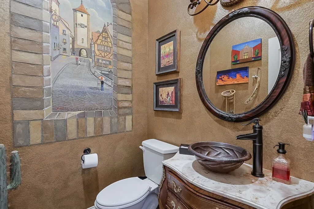 Half Bath off kitchen