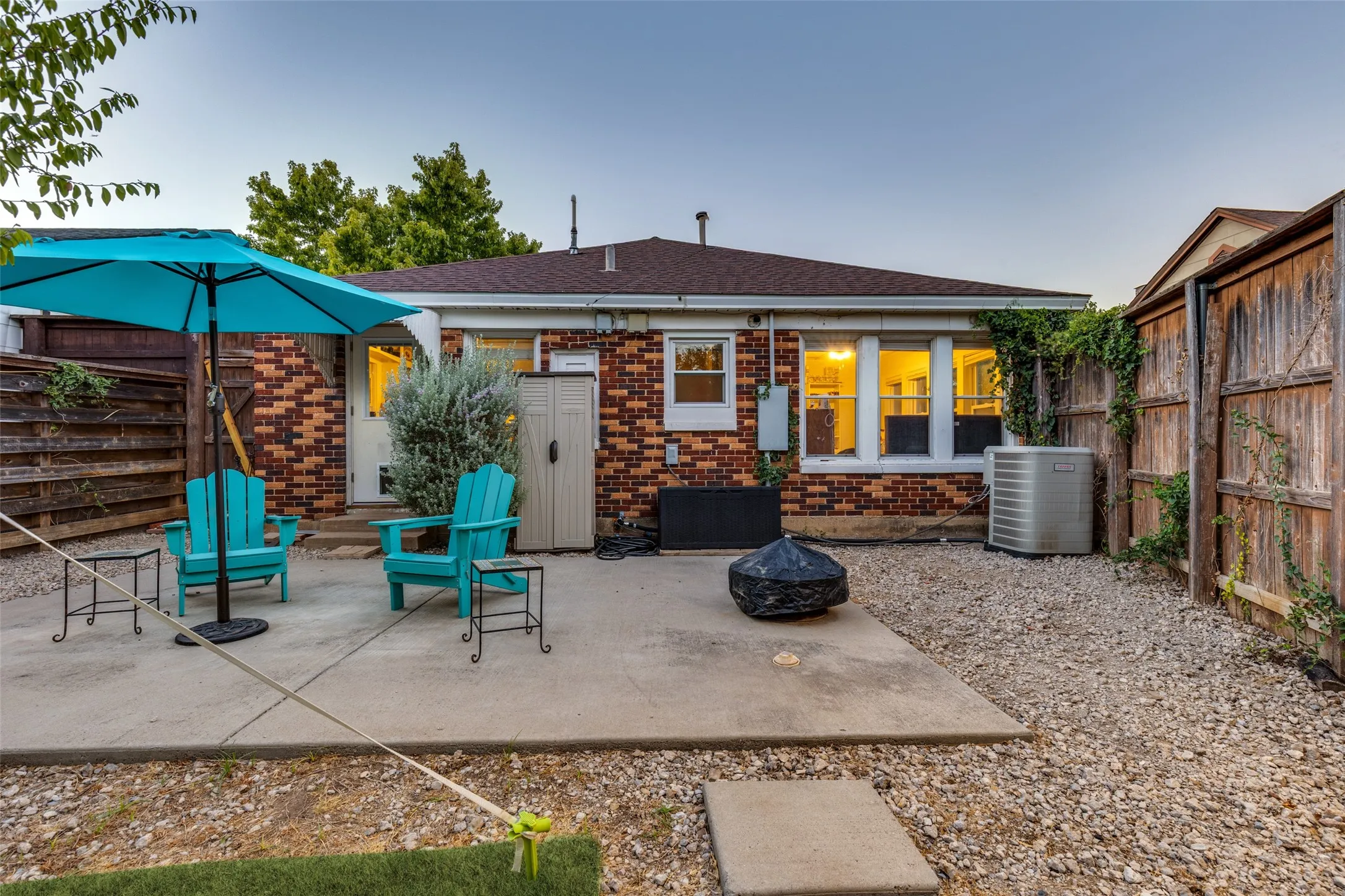 Just beyond the Kitchen, the patio extends everyday living outdoors and creates an easy connection to the backyard.
