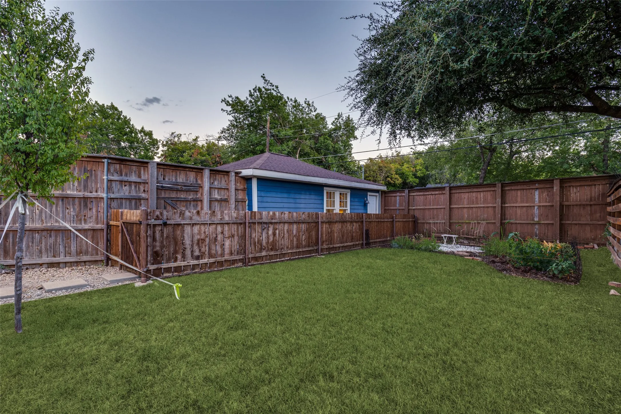 Garden, entertain, play, or simply unwind—the backyard offers plenty of room to make it your own.
