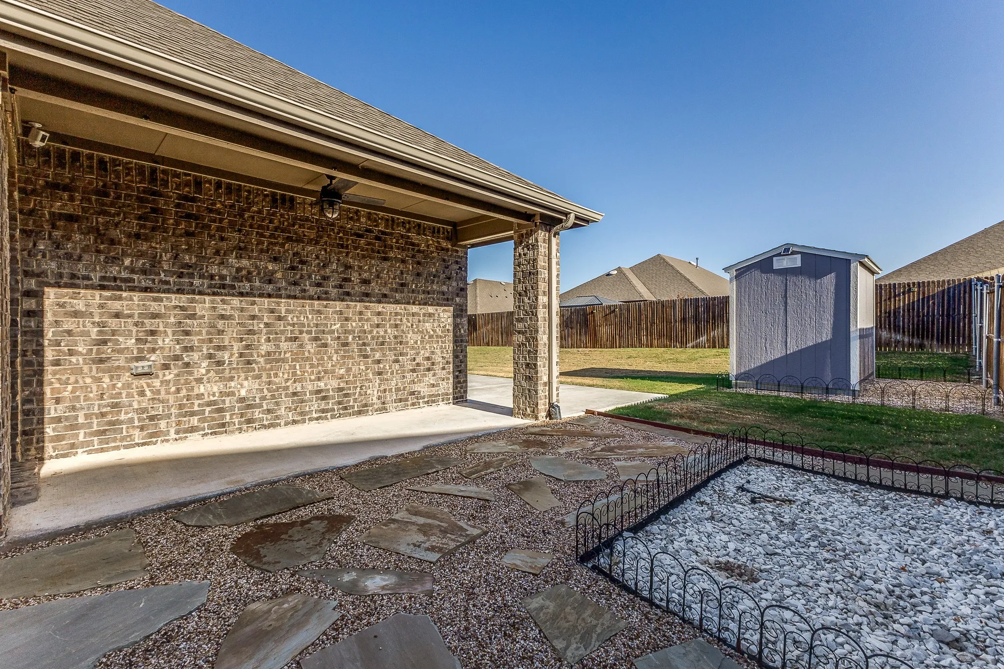 Covered patio