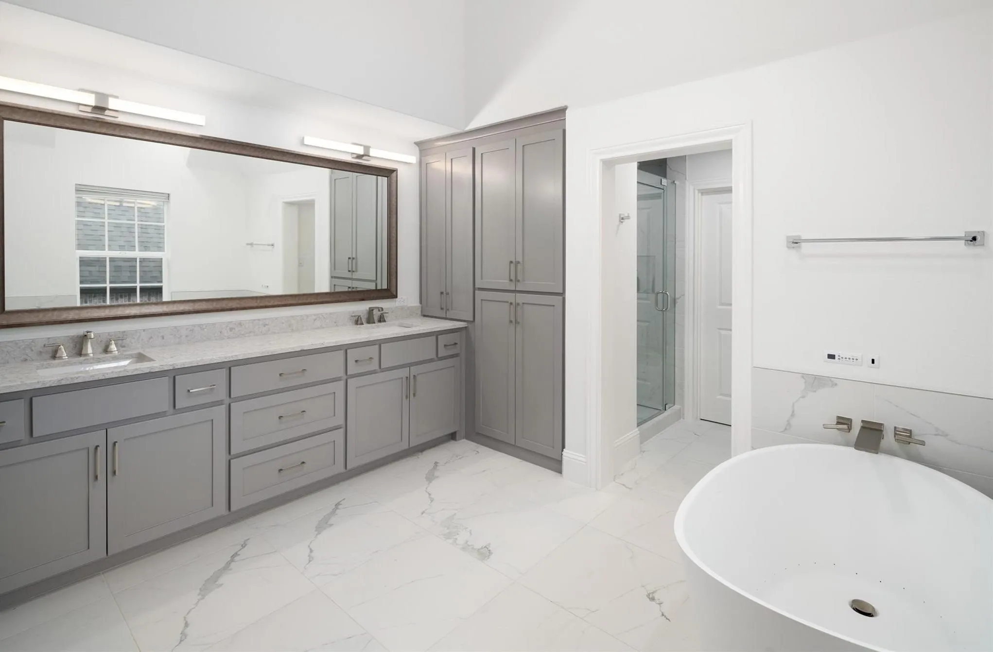 Upstairs Primary Bedroom with Custom Closet