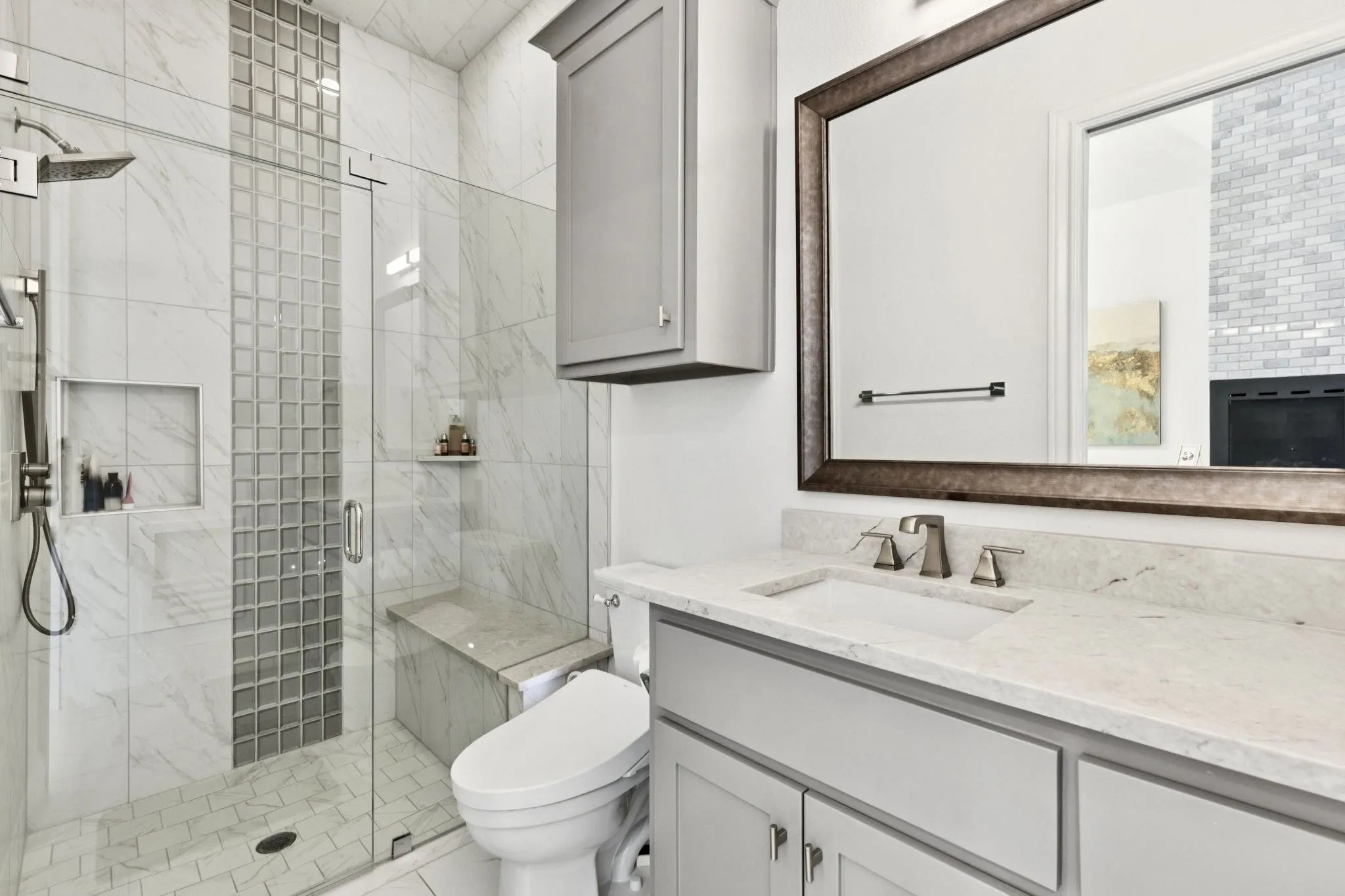 Downstairs In-Law Suite Full Bath