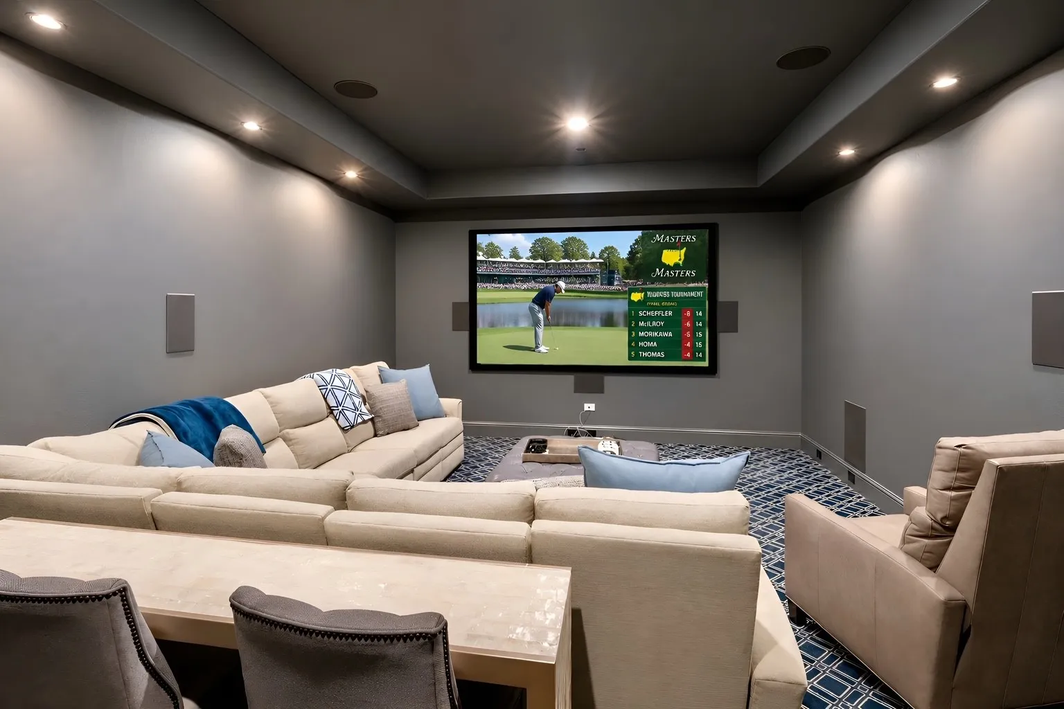 Downstairs Media Room