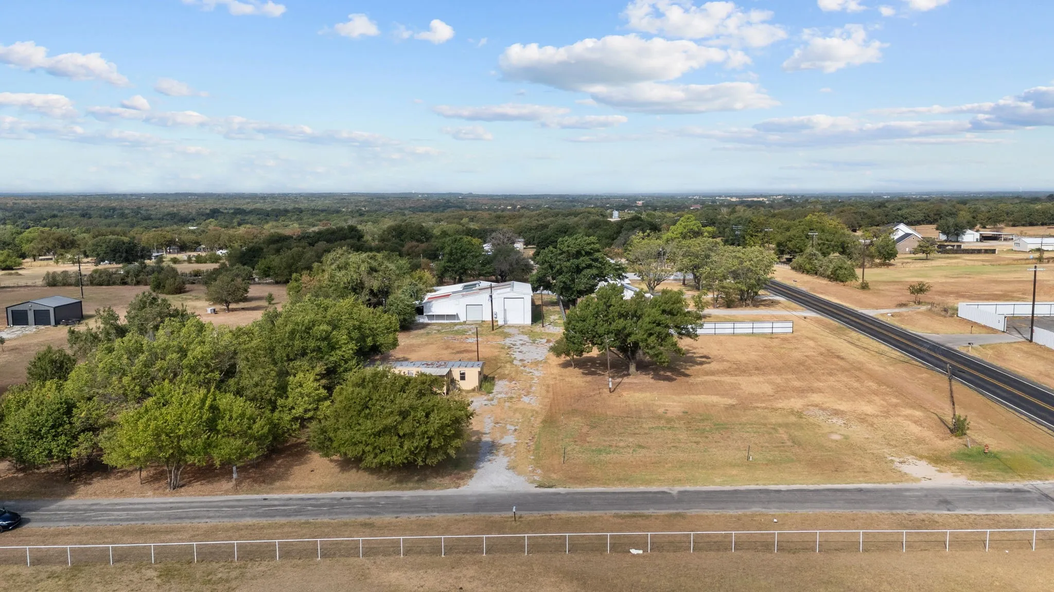 Approx. 1.44-acre C-2 commercial corner with frontage on E Reno Rd/FM 1542 and Arvel Cir.