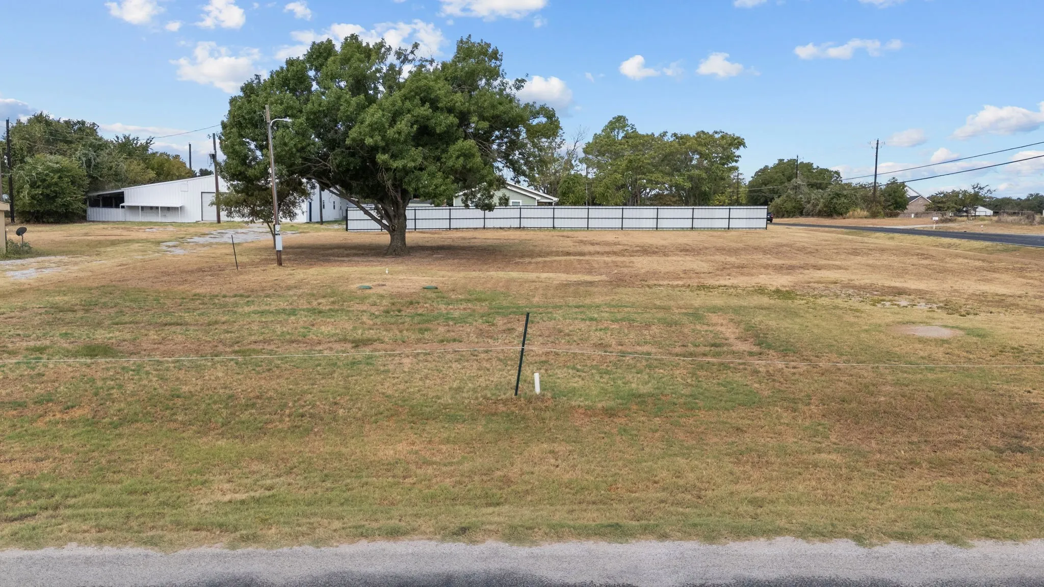 Additional open commercial area with convenient access to the existing improvements.
