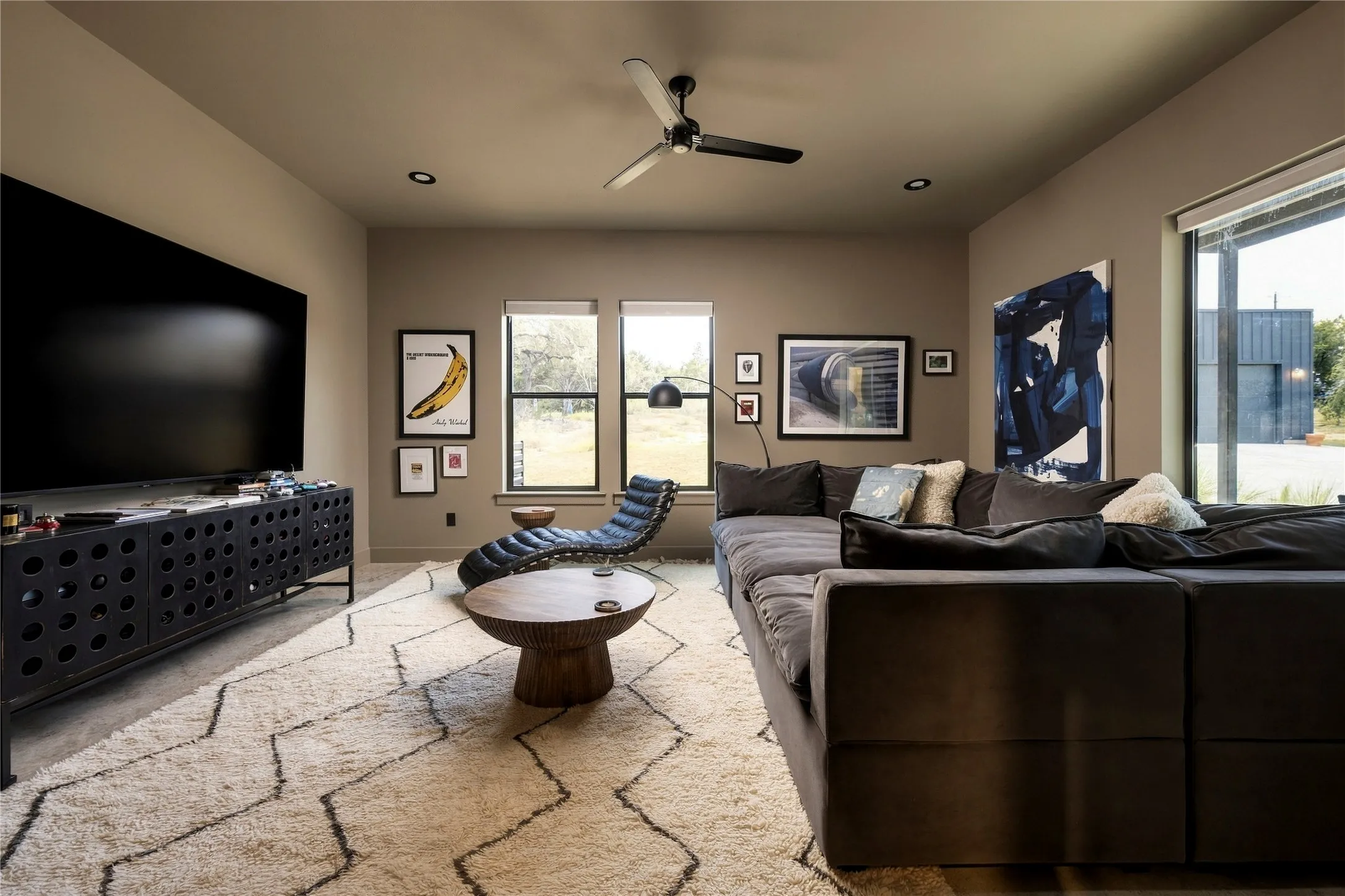 A separate living room gives a separate area to gather.