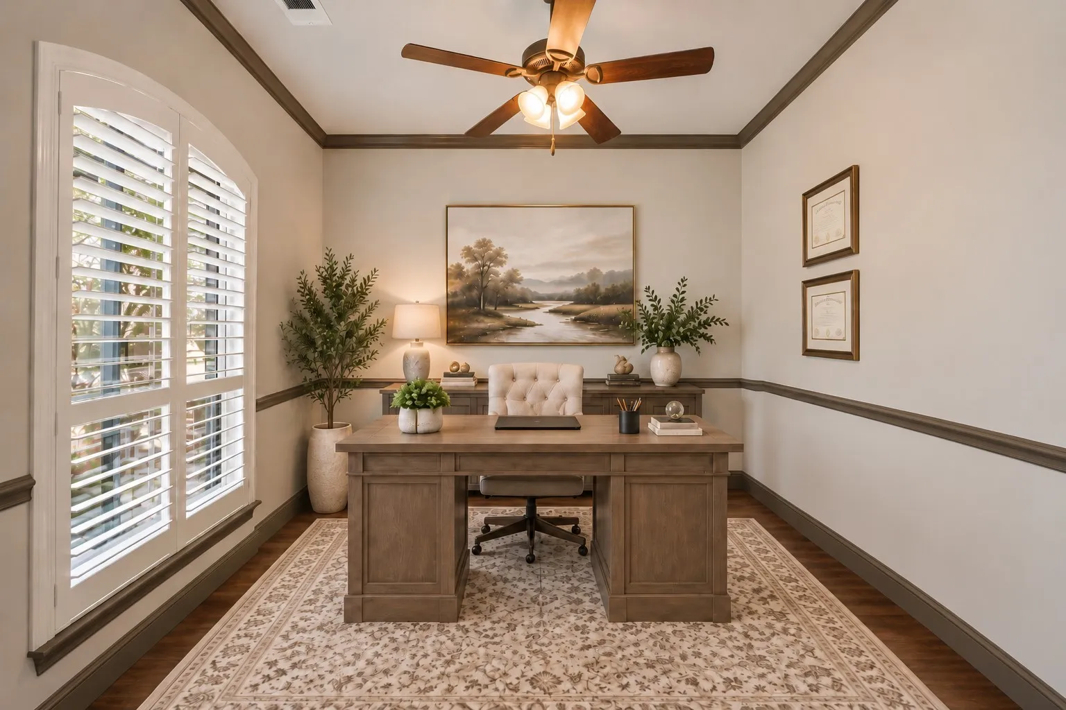 Virtually Staged Office