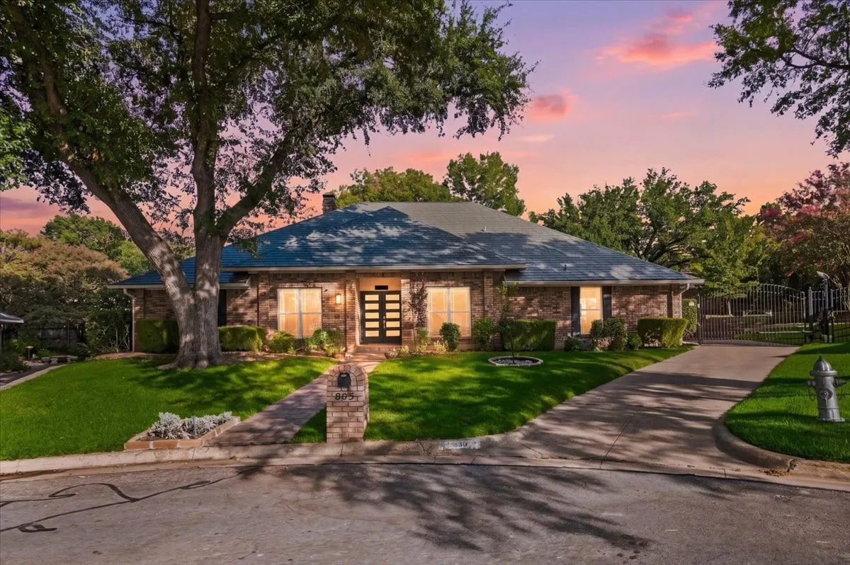 Front of Home at Twilight