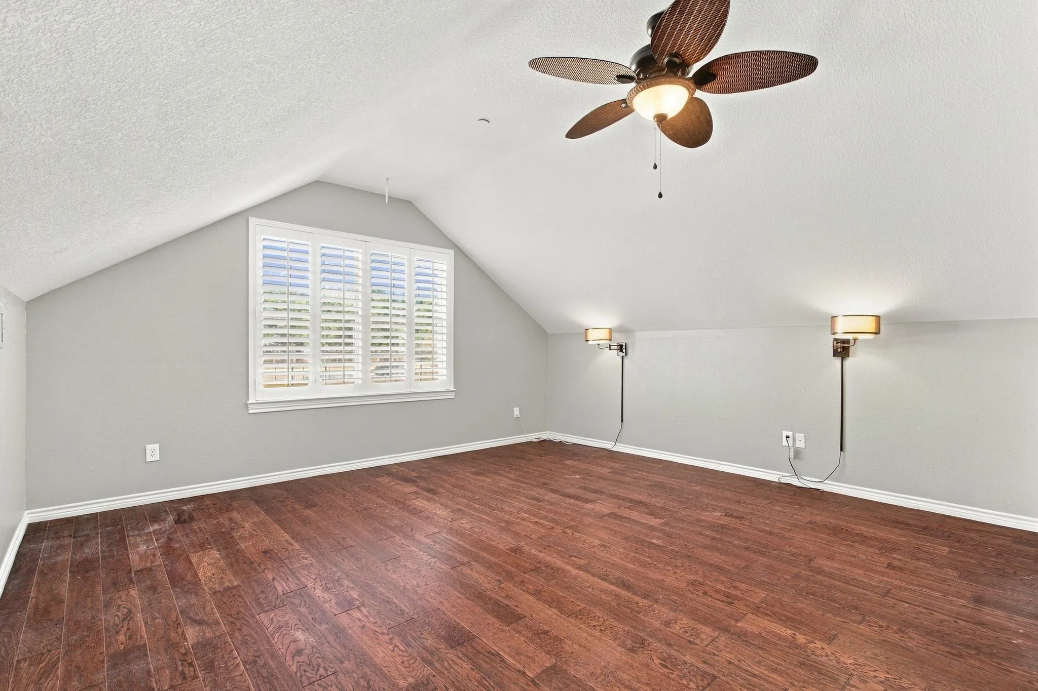 This room is so spacious and can be secondary master suite with room for sitting area and office.