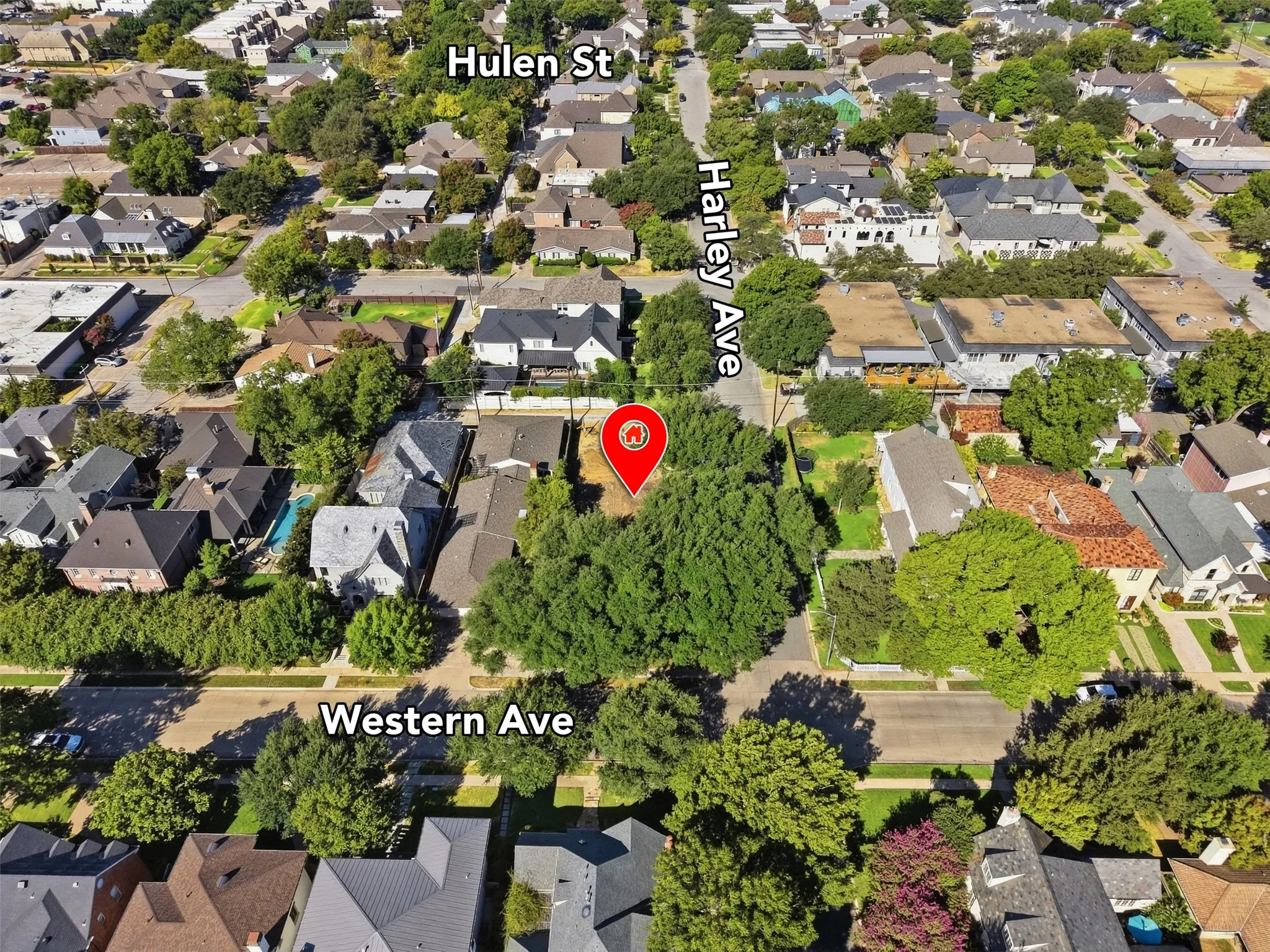 Beautiful treelined corner lot in a prime location, waiting for your new luxury home!