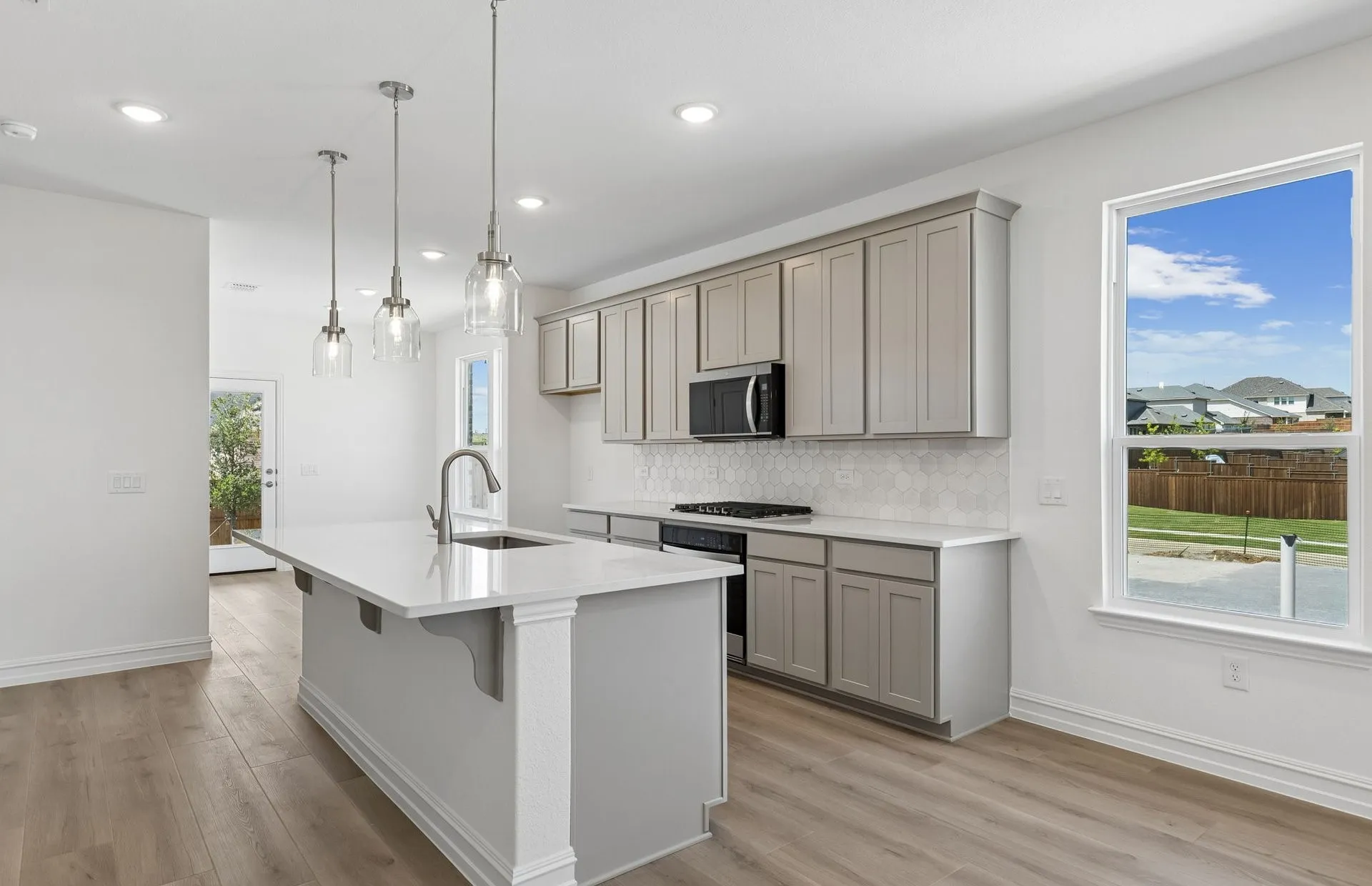 *Floorplan representation, not actual home - Spacious kitchen with eat-in bartop island