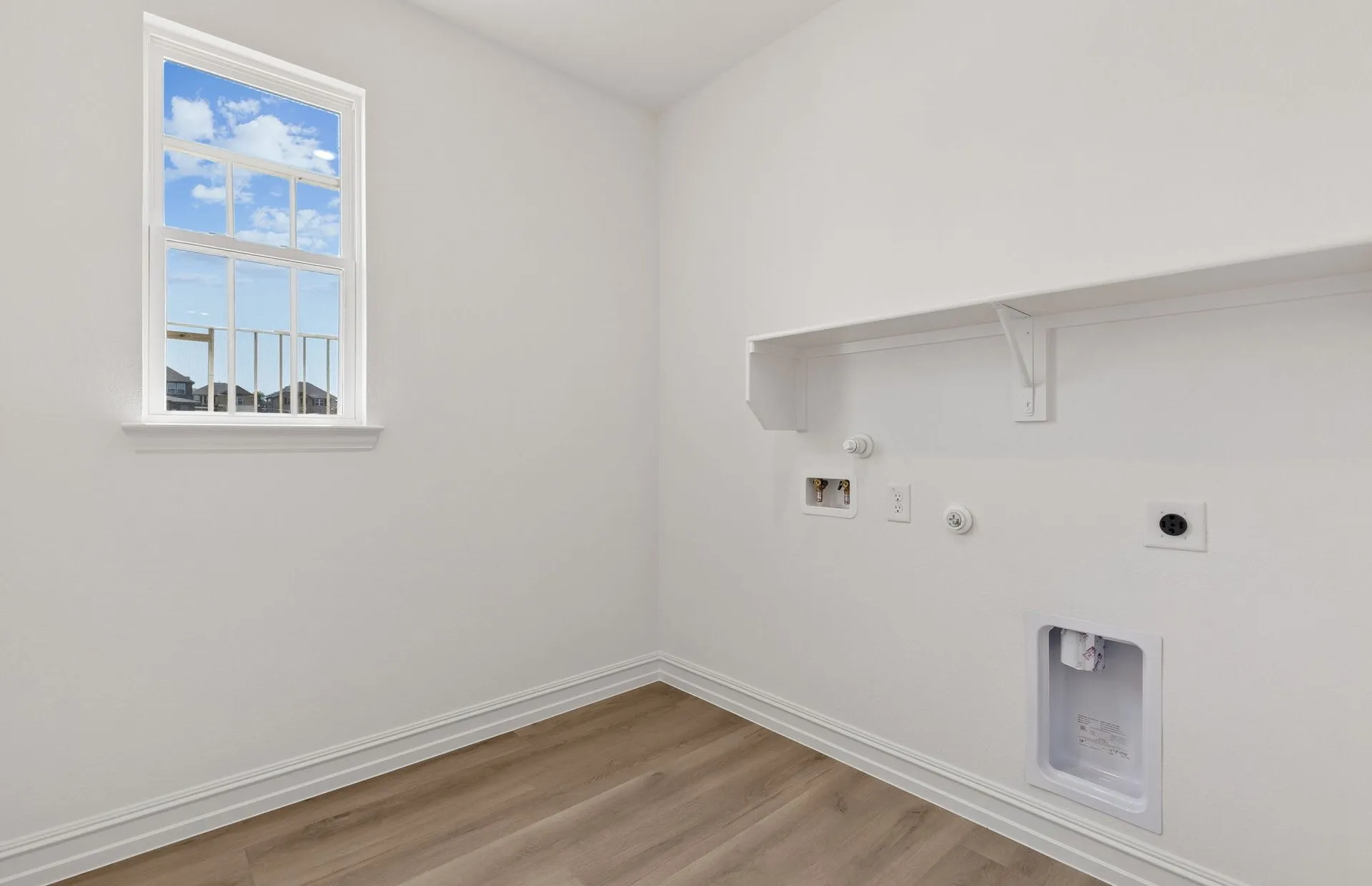 *Floorplan representation, not actual home - Laundry room