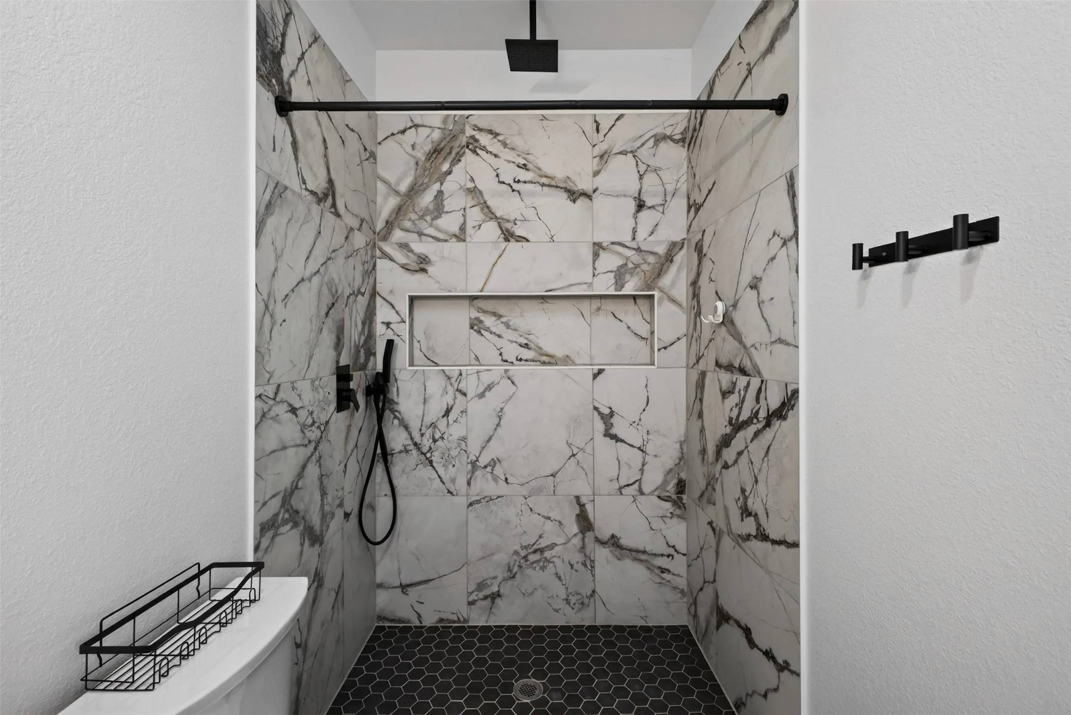 Luxurious shower.