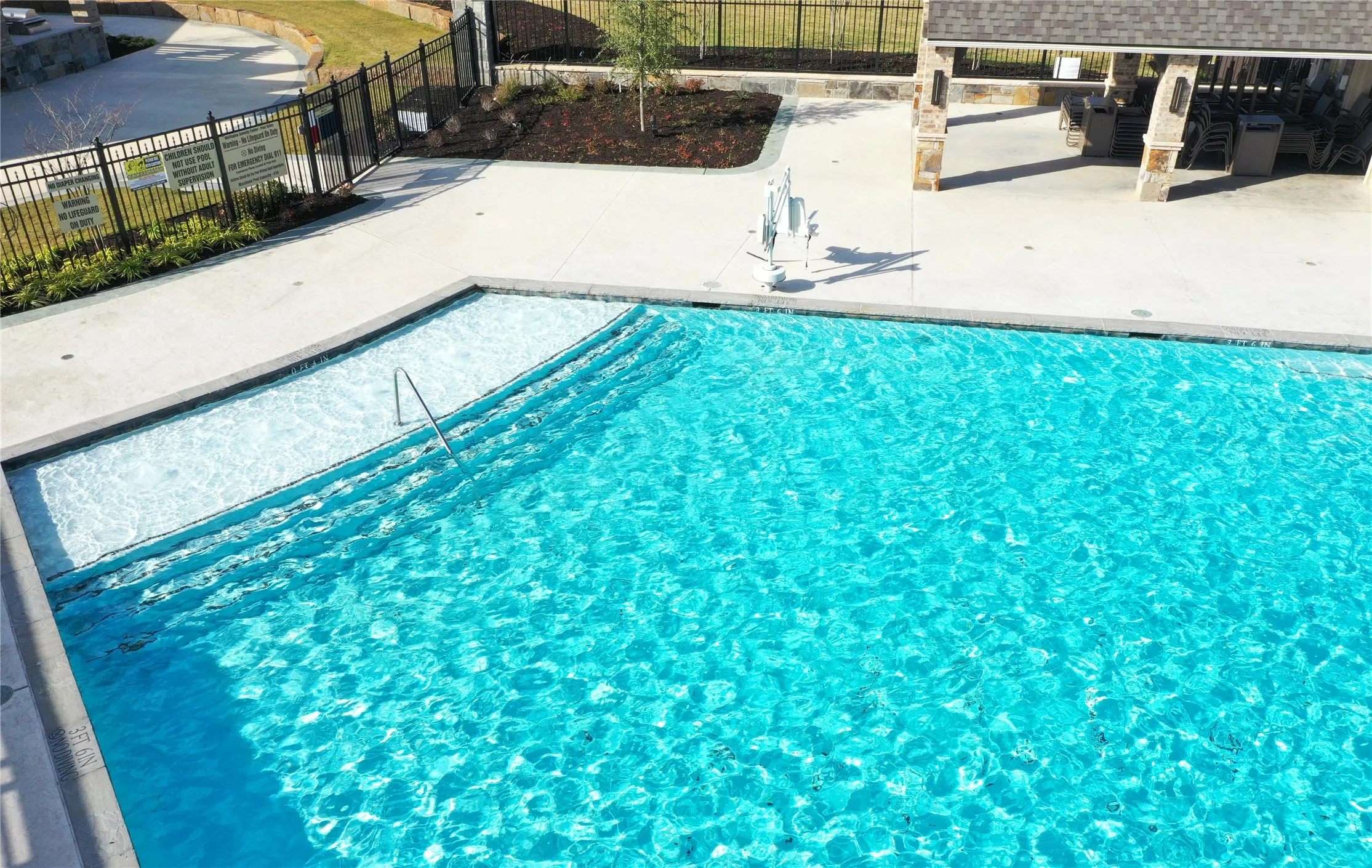 Sparkling pool