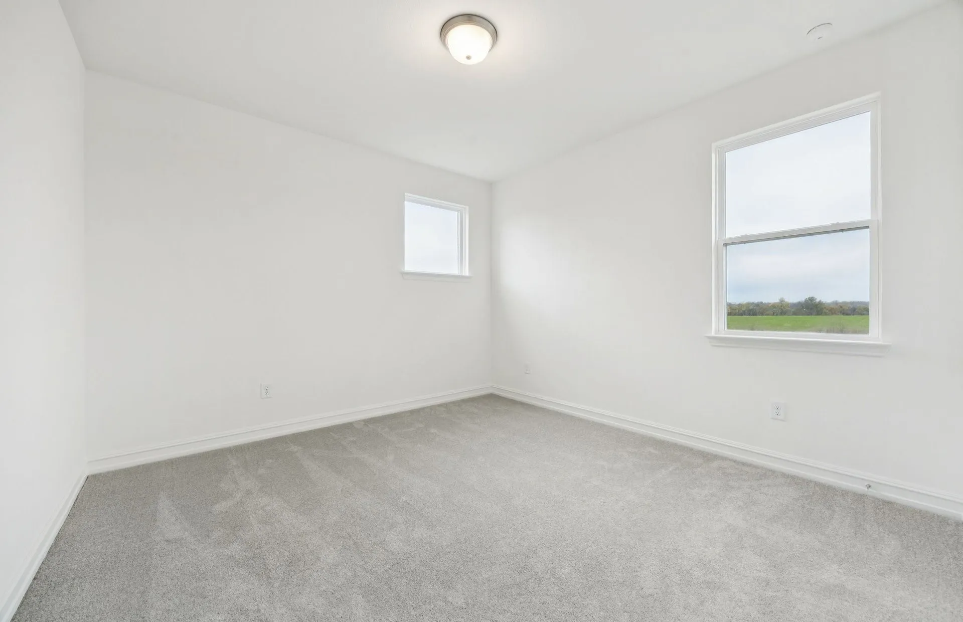 *Floorplan representation, not actual home - Spacious secondary bedroom with large windows