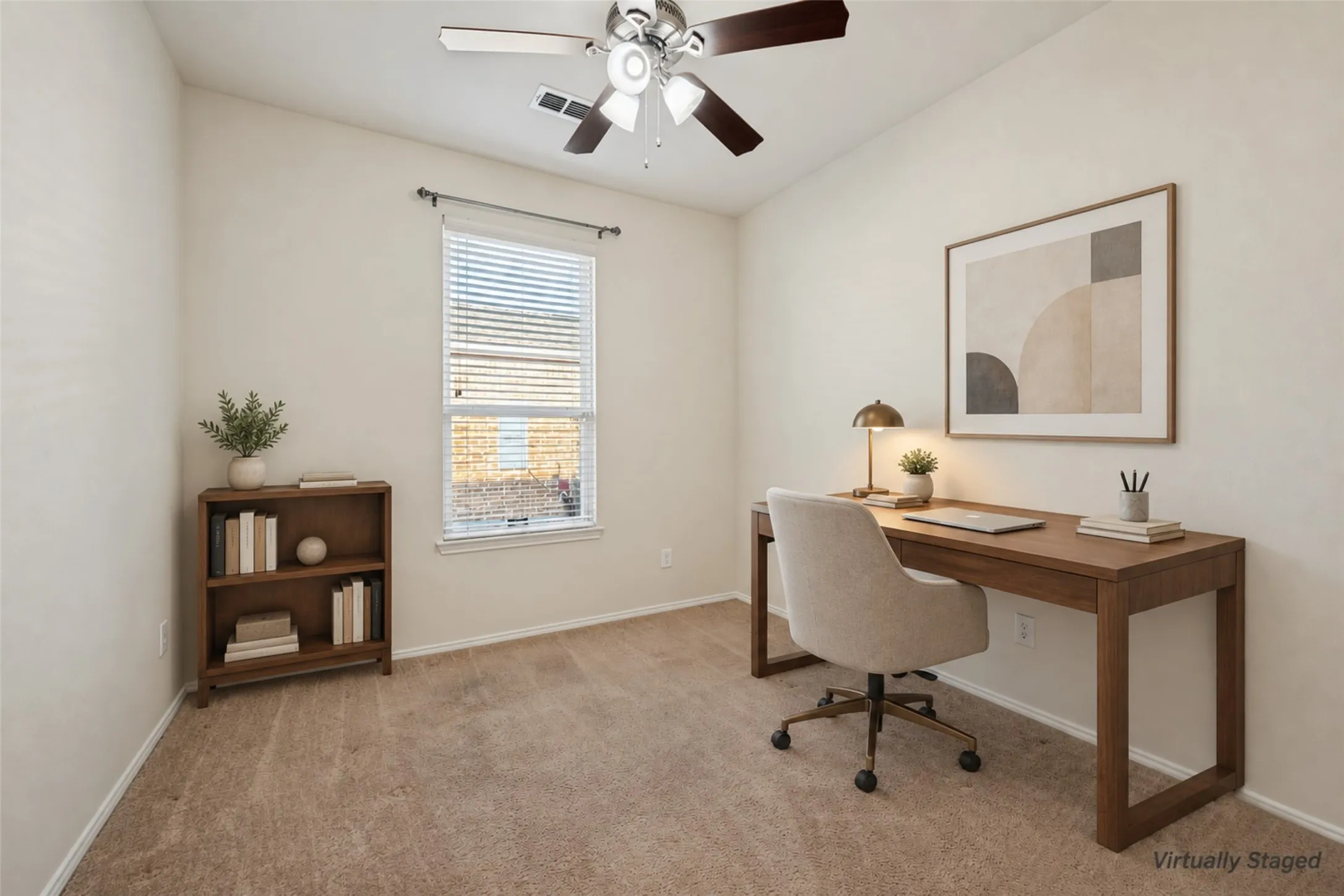 Flex Room set up as Office